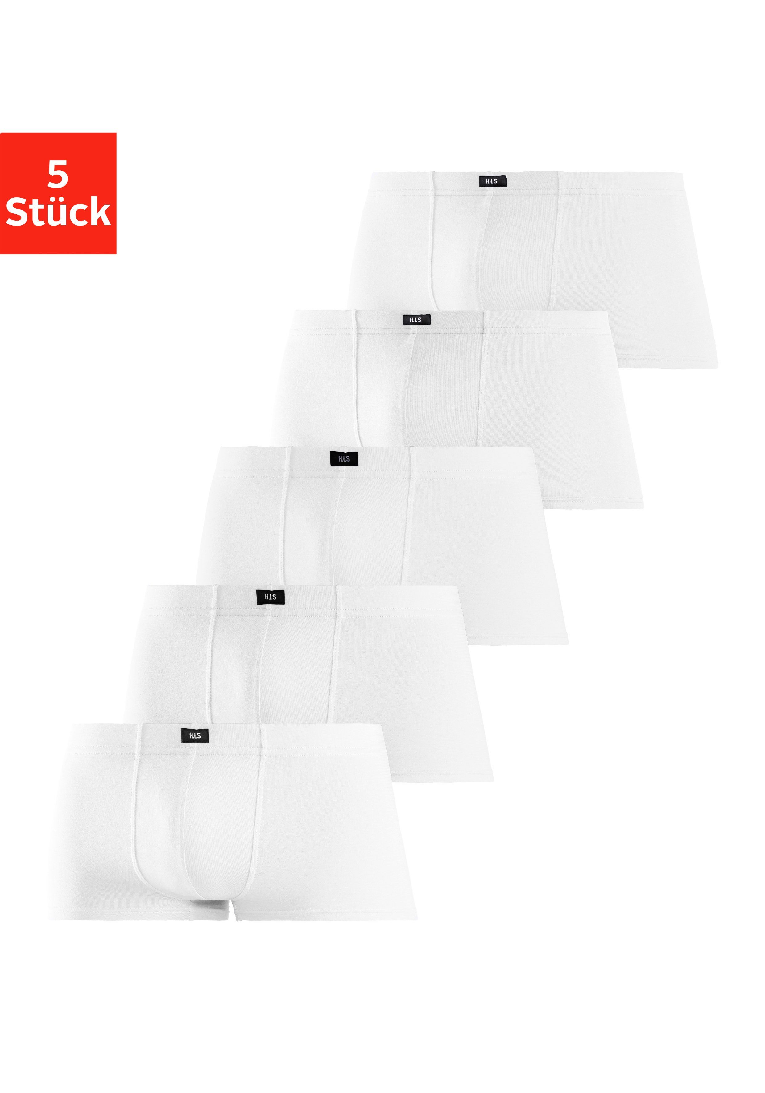 H.I.S Hipster (Packung, 5-St) knapp sitzende Boxershorts aus Baumwollstretc günstig online kaufen