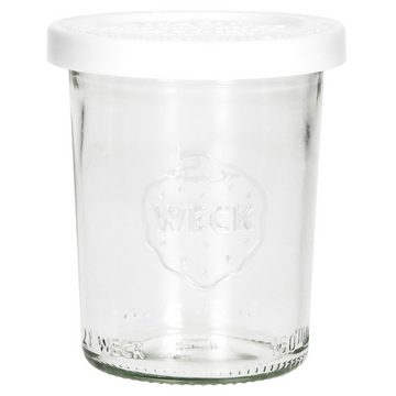 MamboCat Einmachglas MamboCat 12er Set Weckgläser Sturzglas mit Frischhalte-Deckel 160ml, Glas