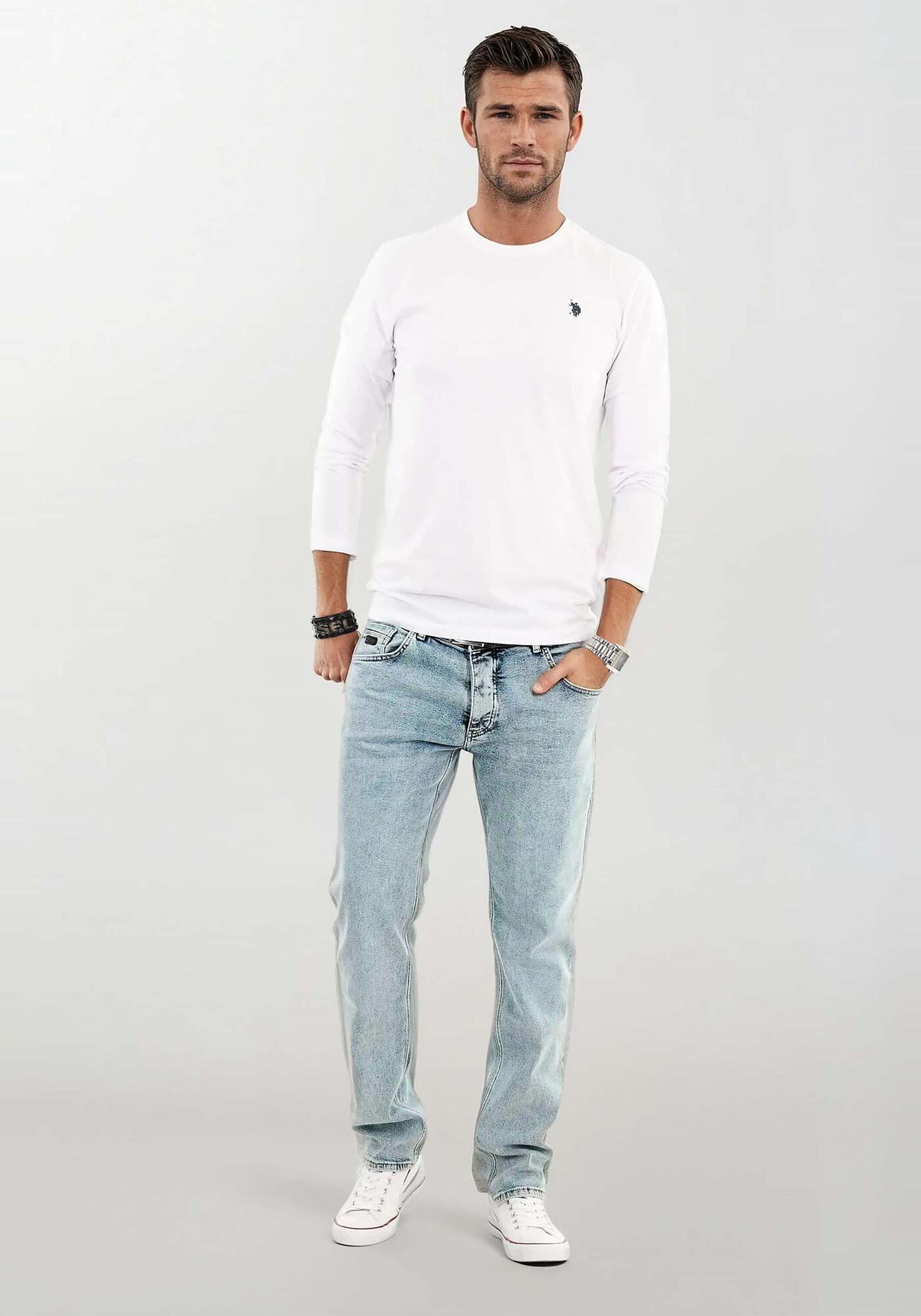 Alessandro Salvarini Comfort-fit-Jeans A.Salvarini Designer Herren Jeans Ho günstig online kaufen