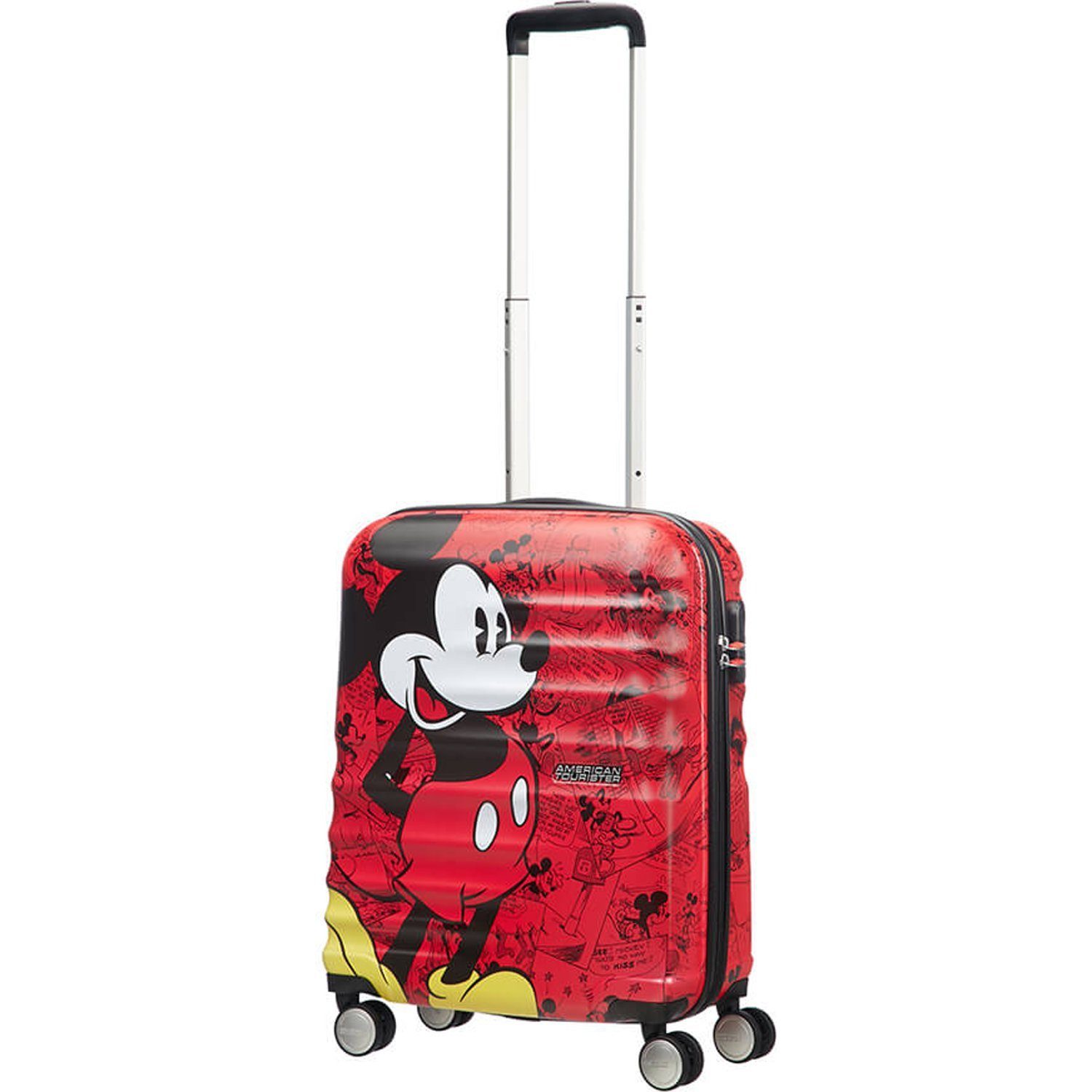 American Tourister® Handgepäck-Trolley, 4 Rollen Comics Mickey Rollen Red