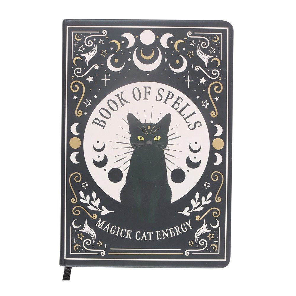 Something Different Notizbuch Book of Spells Notizbuch – Magick Cat Energy