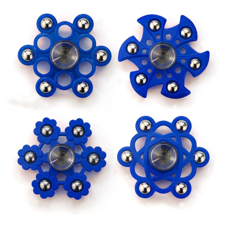 Luna24 simply great ideas... Fidget Spinner Fidget Spinner Finger Fidget Spinner mit 6 Metallkugeln, 4er Set