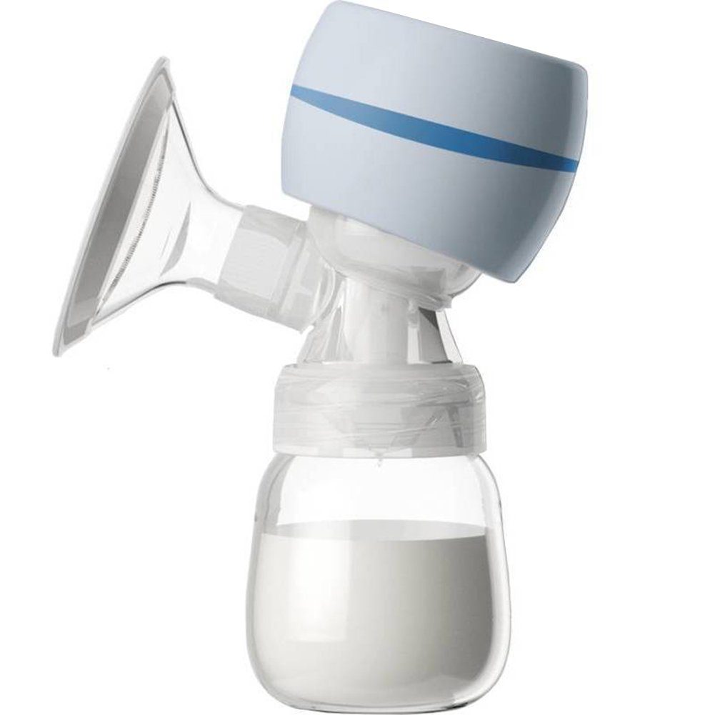 SCRTD Elektrische Milchpumpe Elektrische milchpumpe,Tragbare  Elektrischechpumpe, 180 ml, BPA-frei, weiches lebensmittelechtes Silikon  für unterwegs und zu Hause