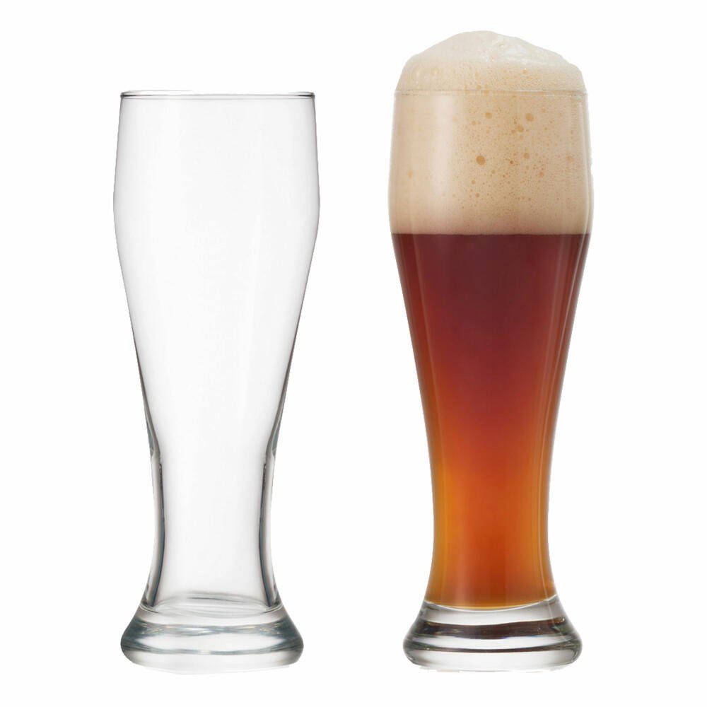 montana-Glas Gläser-Set :basic Weizenbierglas 2er Set 655 ml, Glas