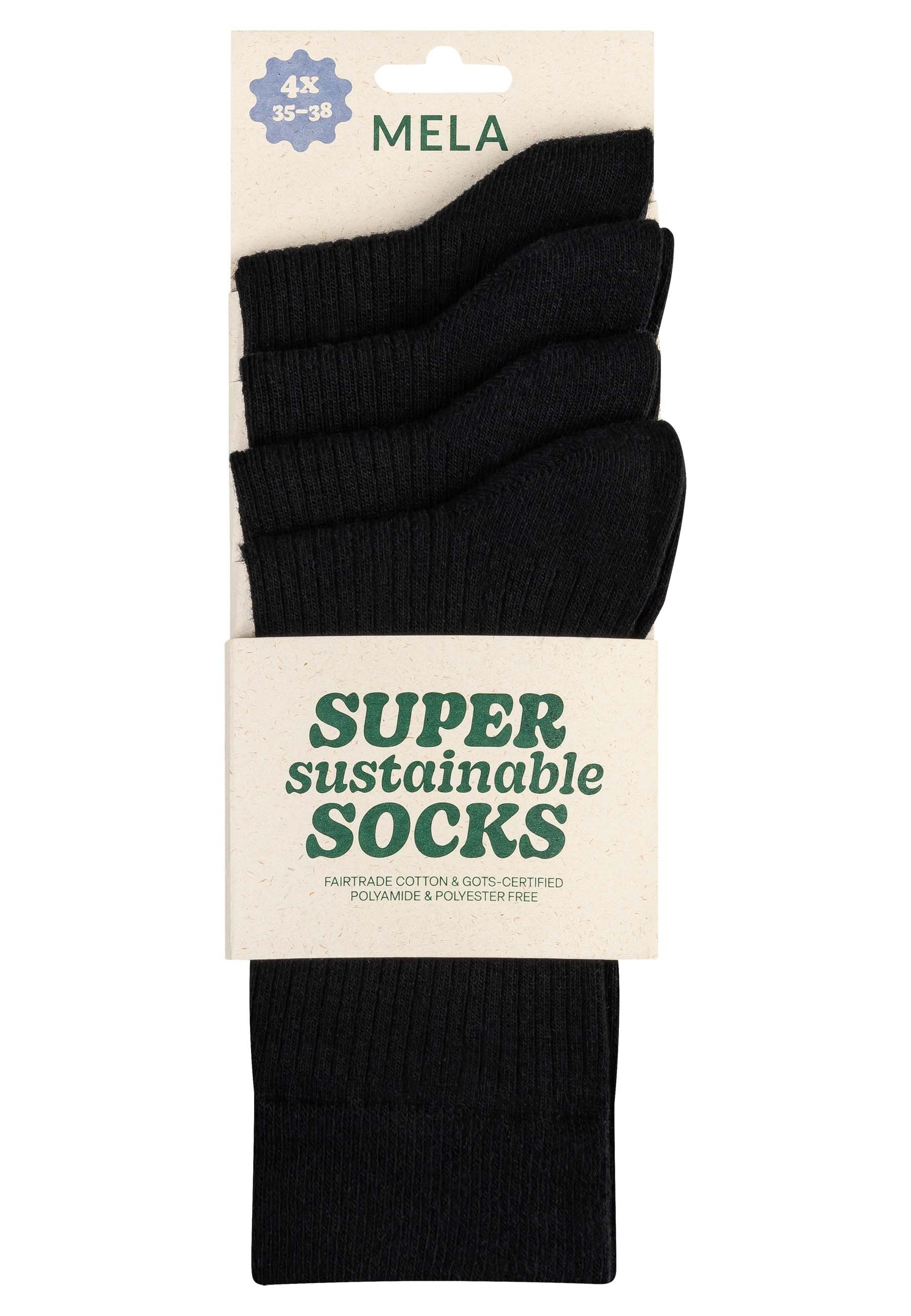 MELA Socken Gerippte Socken 4 Paare günstig online kaufen