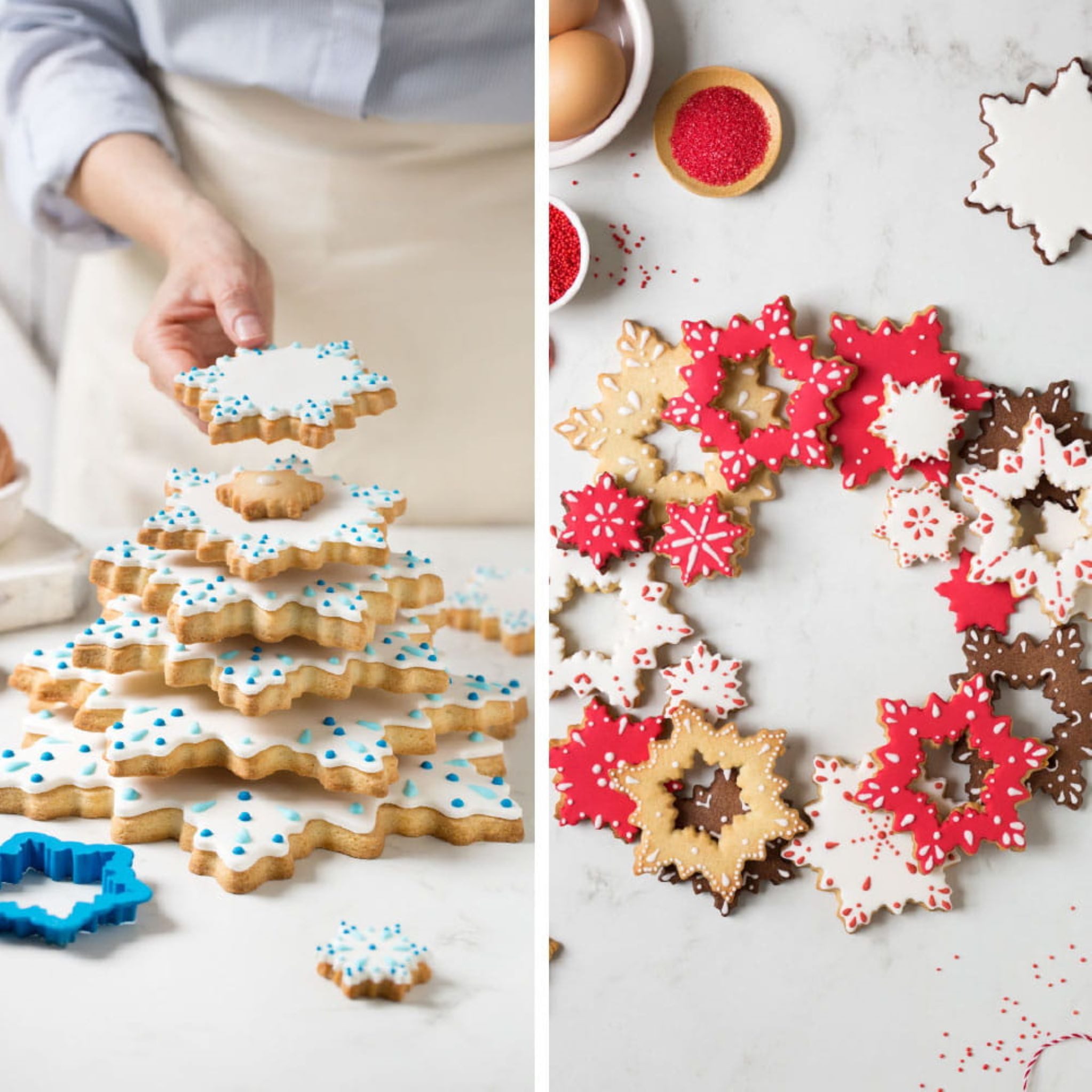 Decora Backform 3D Weihnachtsbaum-Ausstechformen-Set, 8-teilig, für Lebkuchen-Dekor.