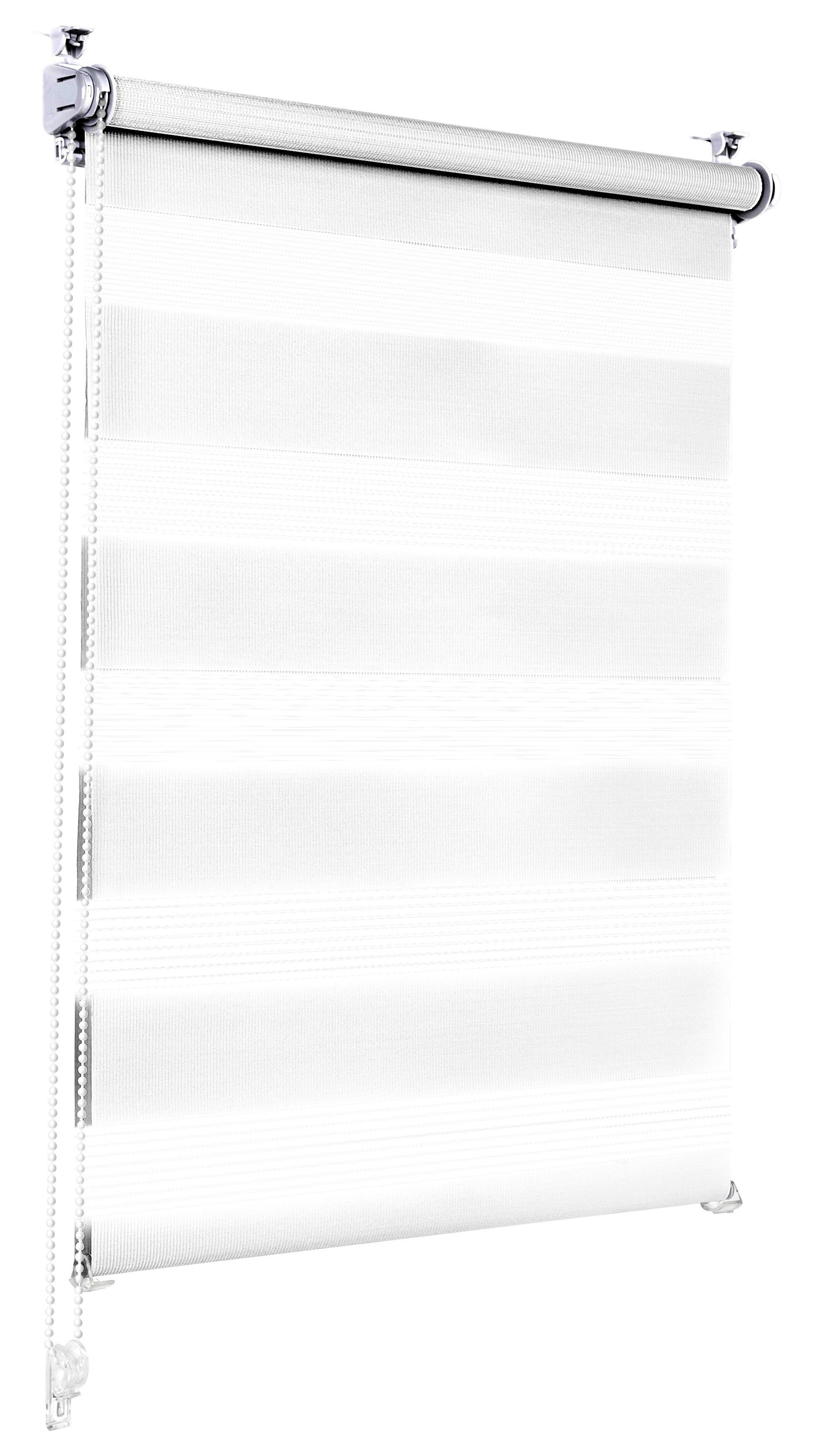 Doppelrollo Klemmfix ohne Bohren Rollos für Fenster und Tür Seitenzugrollo, günstig online kaufen