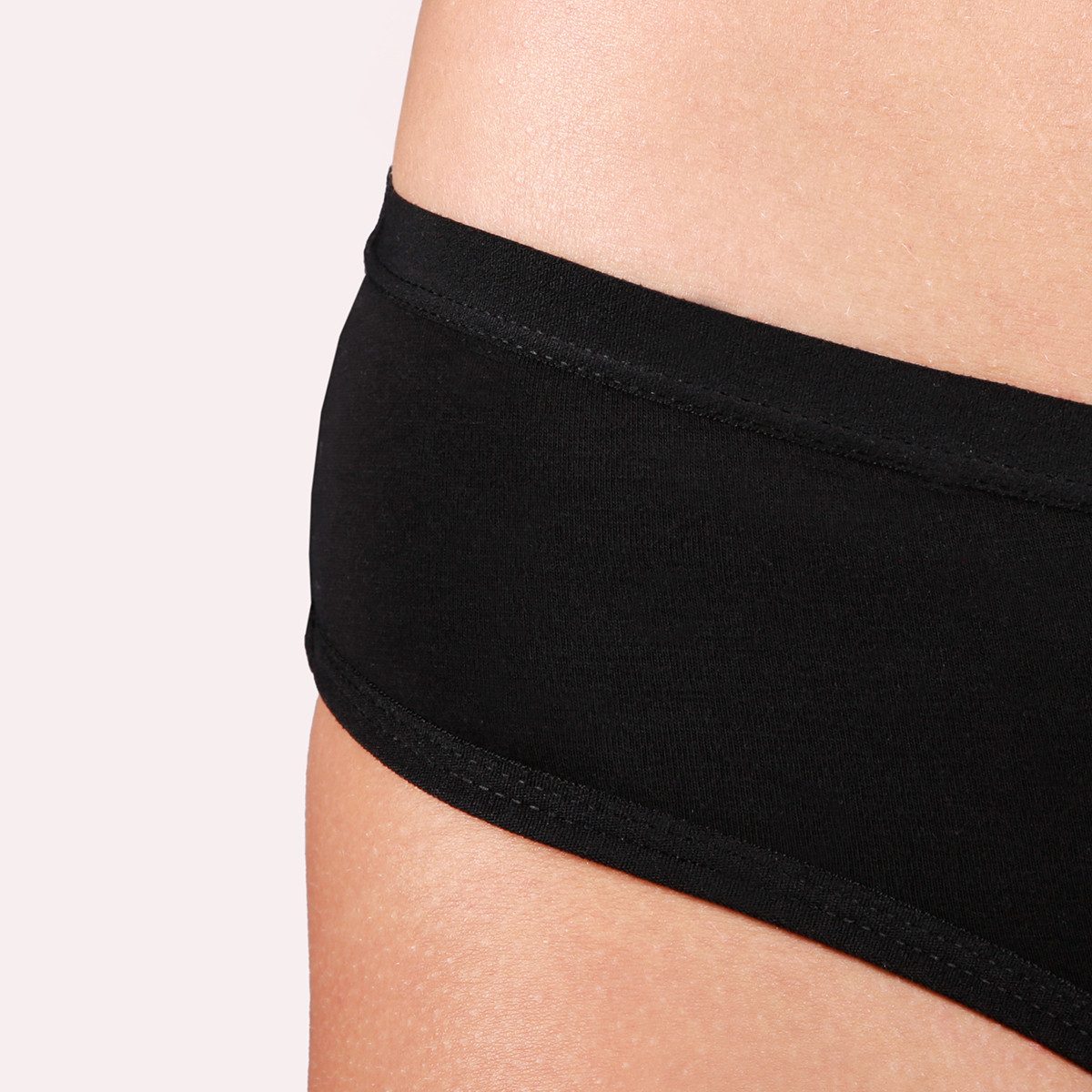 Taynie Periodenslip Classic – bequeme Low Waist Periodenunterwäsche für leichte Tage Damen (Spar-Set, 3-St., 3er-Pack) Komfortabler Slip aus Bio-Baumwolle mit Ultra Dry Technologie - Alltag