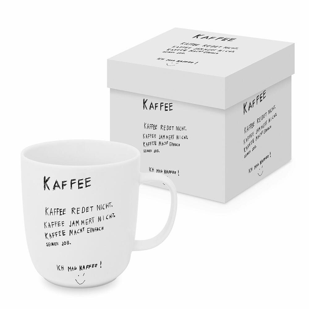 Tasse Kaffee redet nicht Matte Mug 400 ml