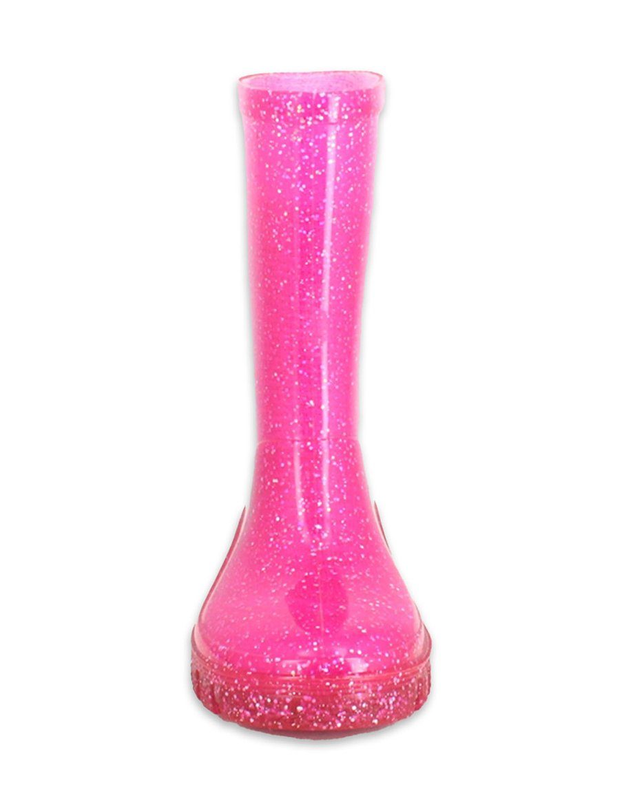 Beck Regenstiefel Glitzer Gummistiefel (für trockene Füße und gute Laune) wasserdicht, schmale Passform