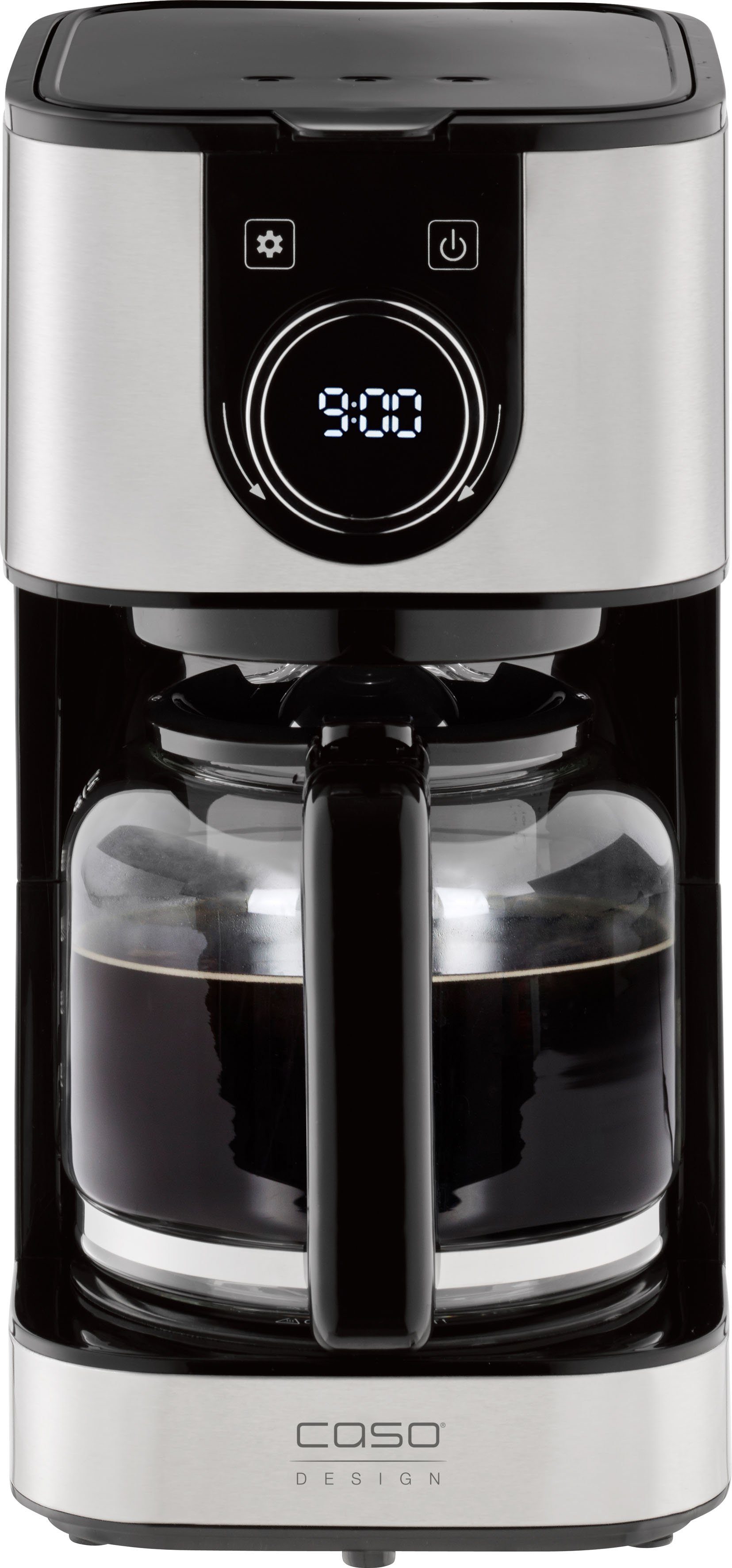 Caso Filterkaffeemaschine 1858 Selection C12, 1,5l Kaffeekanne, Papierfilter 1x4