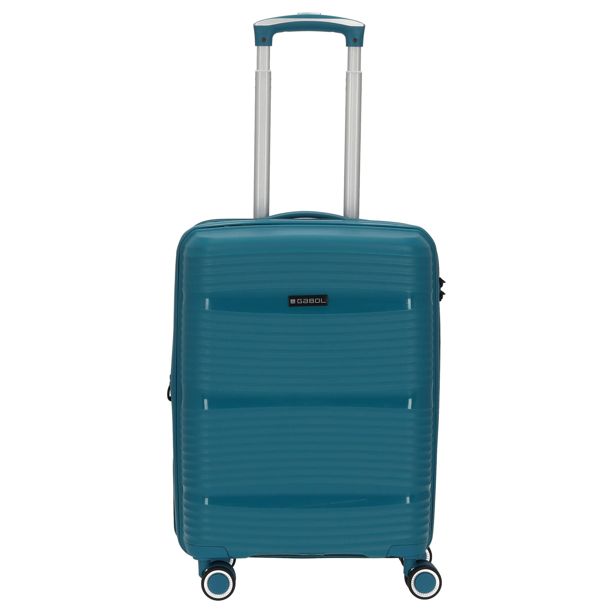 Gabol Koffer Akane - 4-Rollen-Kabinentrolley 54 cm (turquoise), 4 Rollen