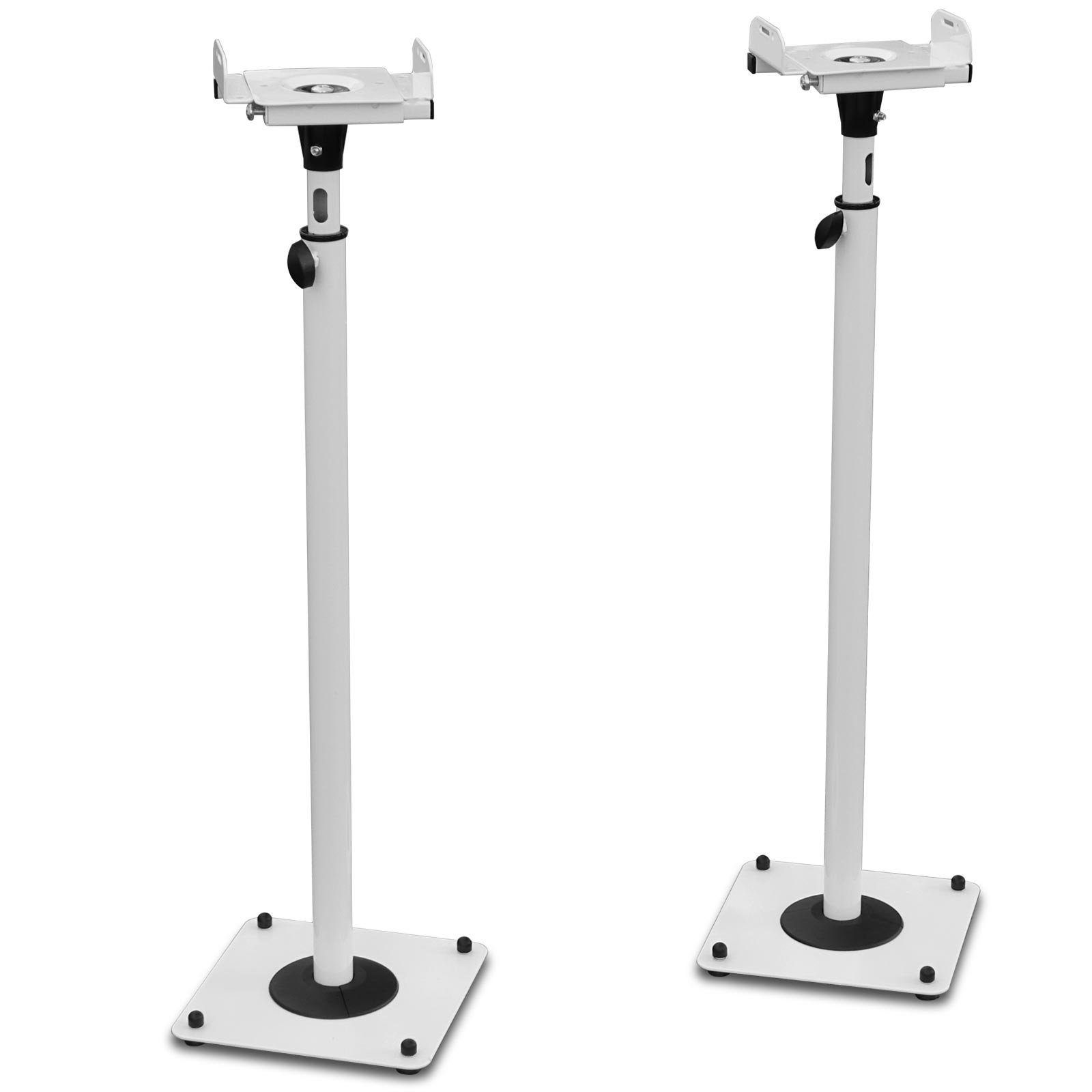 Drall Instruments TV-Ständer LS-1W, (2-tlg., Universal Ständer für Lautsprecher Boxen, bis 5 kg, Höhe: 66-118 cm)