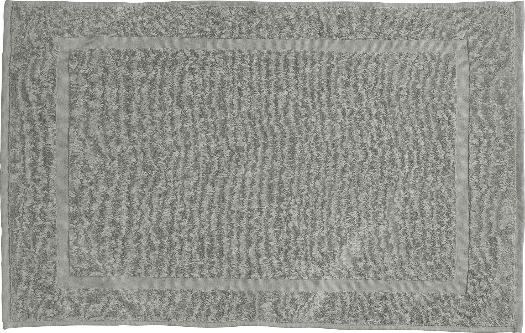 REDBEST Badematte Duschvorlage "Chicago", Höhe 5 mm, Frottier, eckig, Walk-Frottier Uni