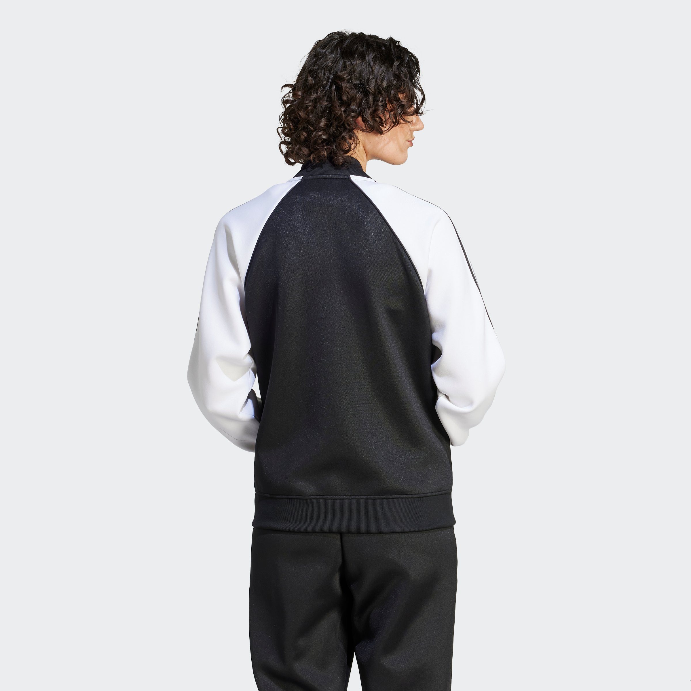 CLASSICS Black OVERSIZED / White adidas ORIGINALS ADICOLOR Outdoorjacke SST Originals