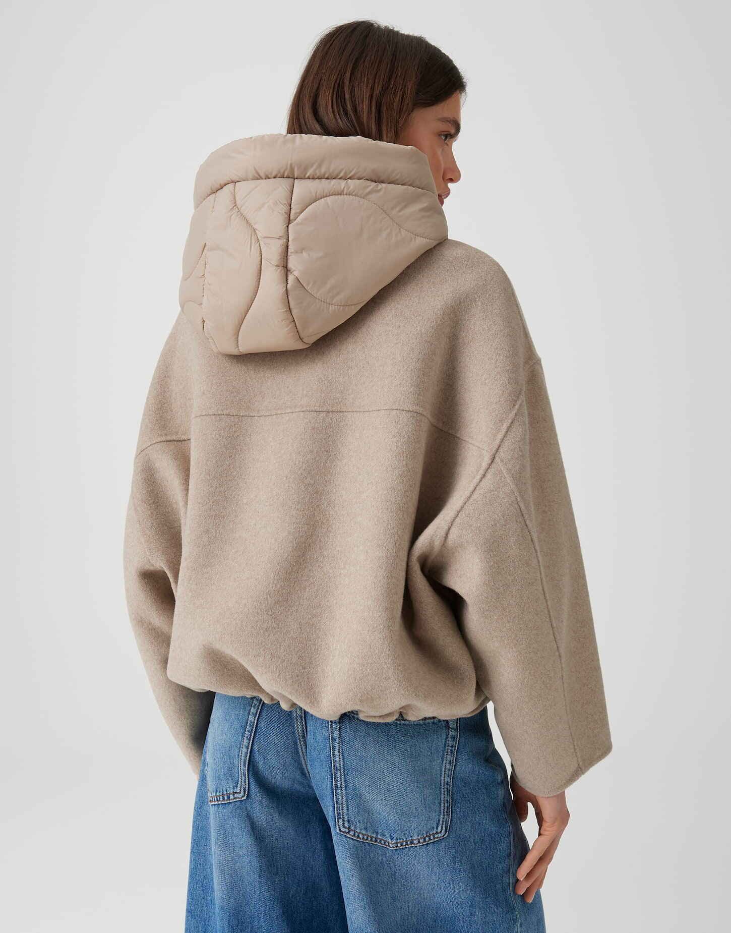 OPUS Wolljacke Hikone Nahttaschen vorne