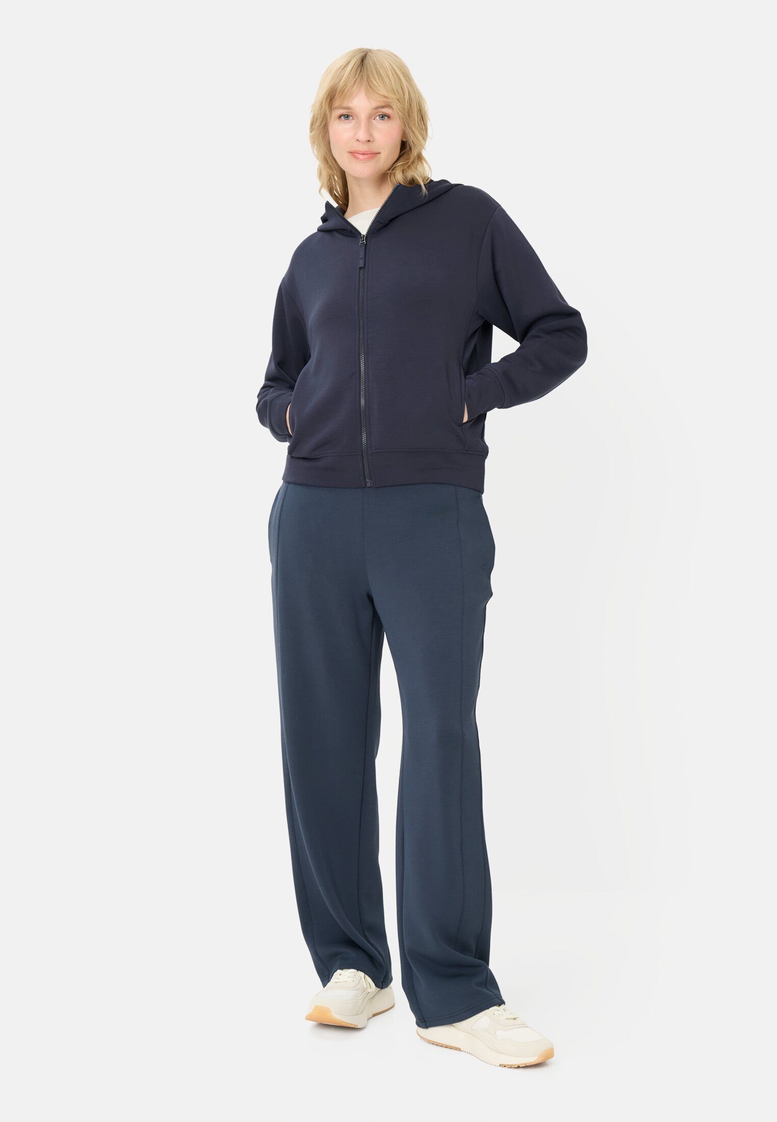 camel active Sweatjacke mit Kapuze Langarm
