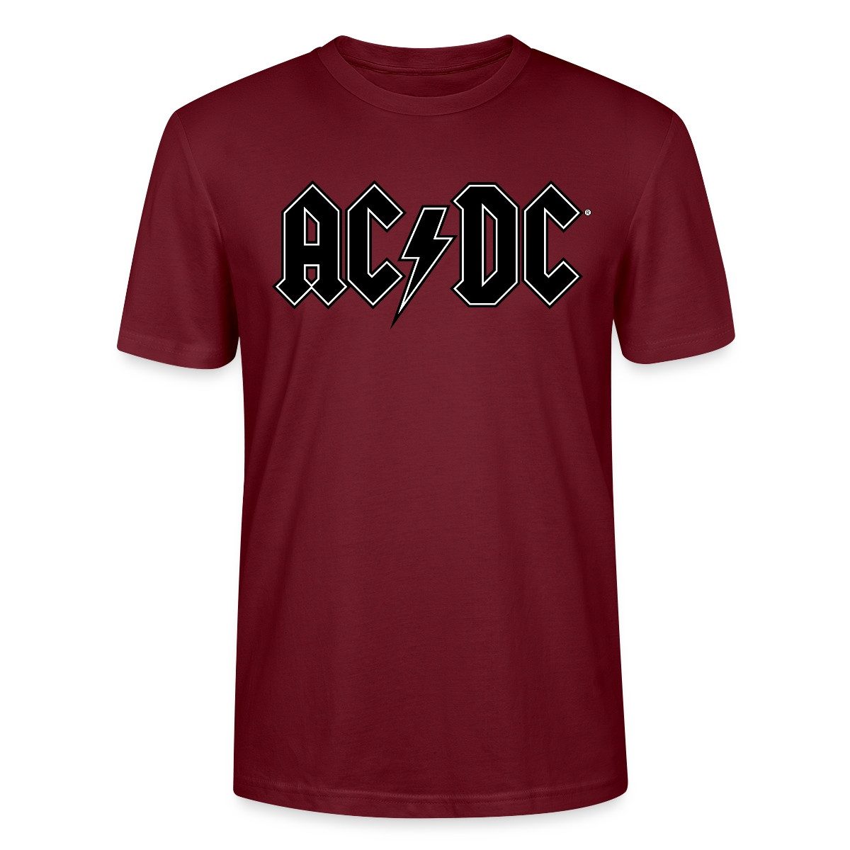 Spreadshirt T-Shirt AC/DC Schwarzes Logo Mit günstig online kaufen