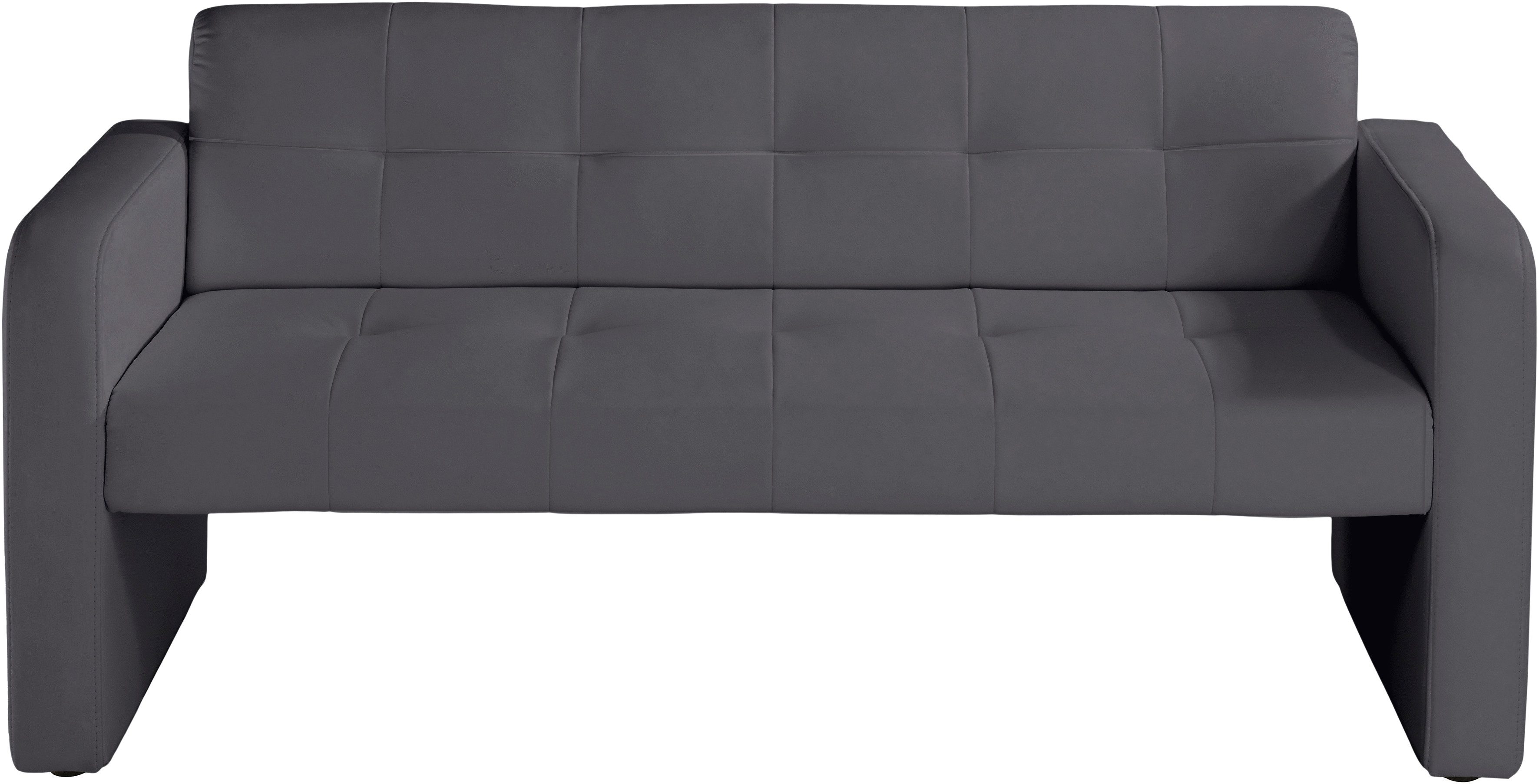 exxpo - sofa fashion Sitzbank Barista Küchensofa, kompakte Stellmaße, Sitzhöhe 49cm, mit Rückenlehne