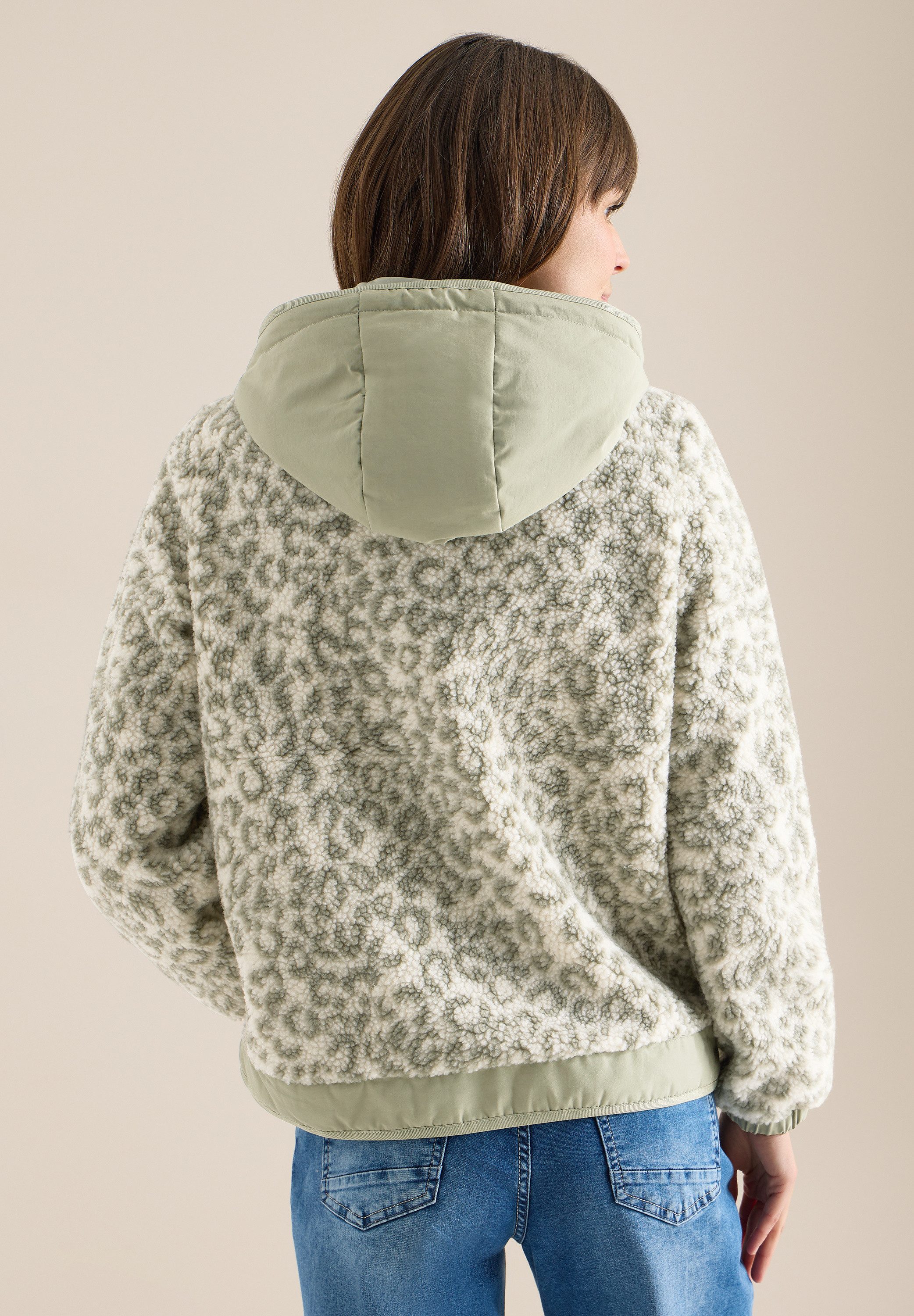 CECIL Fellimitatjacke mit Kapuze günstig online kaufen