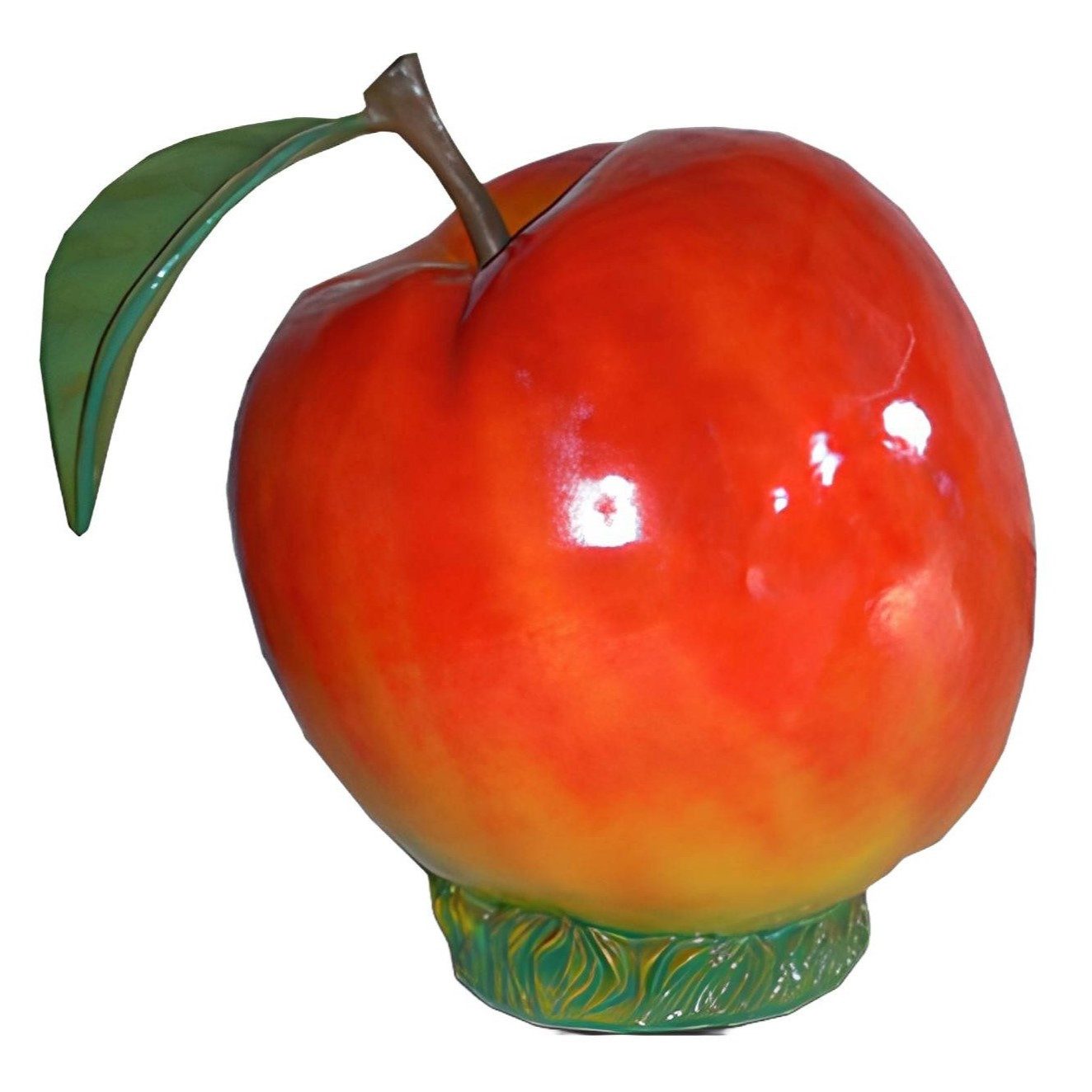 Gartenfigur Apfel Aussteller 100cm Gewerbe Ladenausstattung Figur Statue Garten