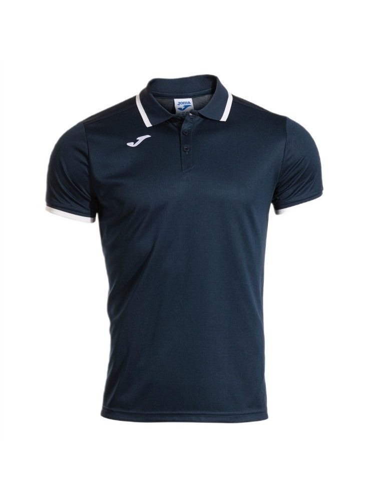Joma Poloshirt Combi Premium (komfortable Passform, atmungsaktiv) marineblau/weiss