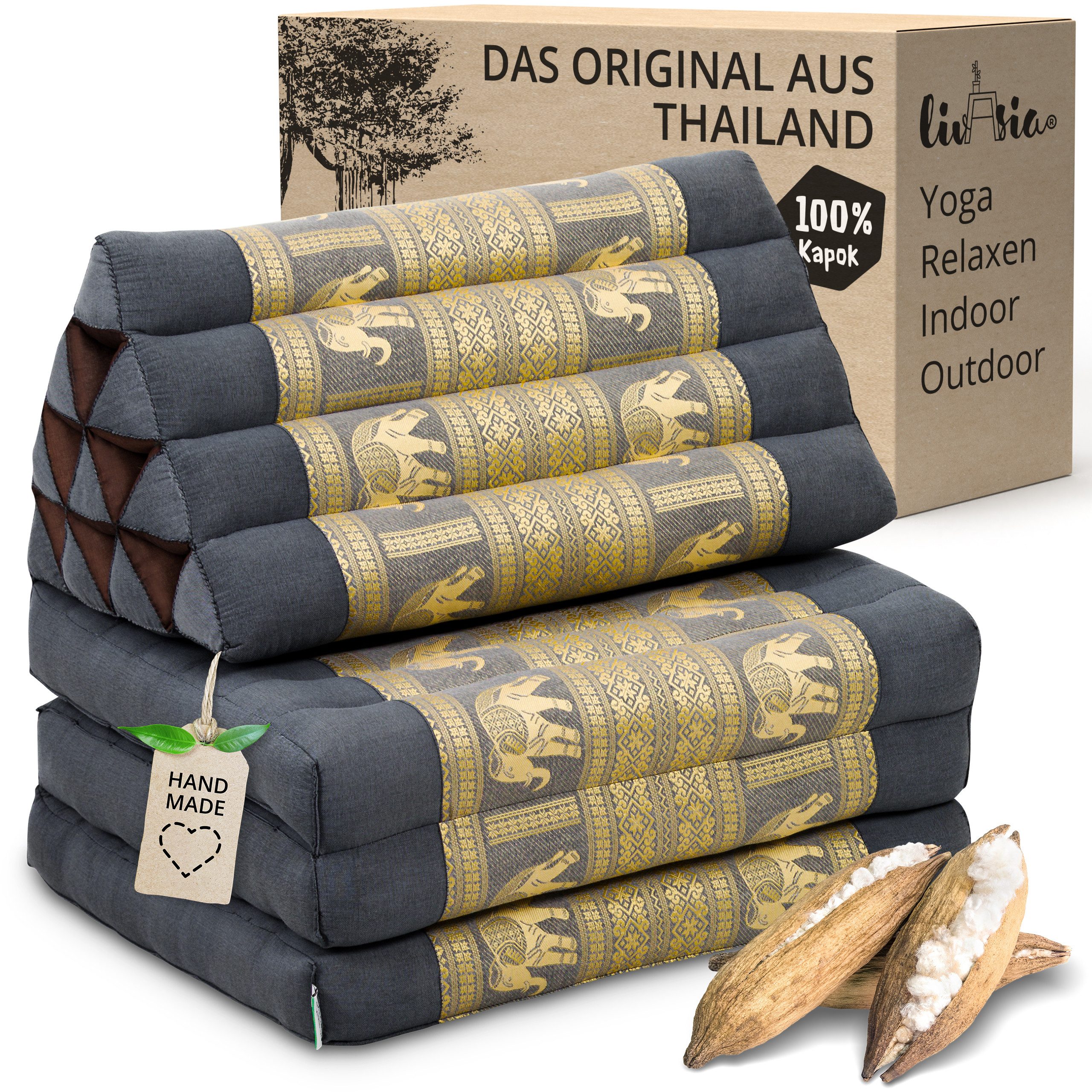 livasia Sitzsack Thaikissen 3 Auflagen (Deluxe) vegan und handgefertigt, 17 günstig online kaufen