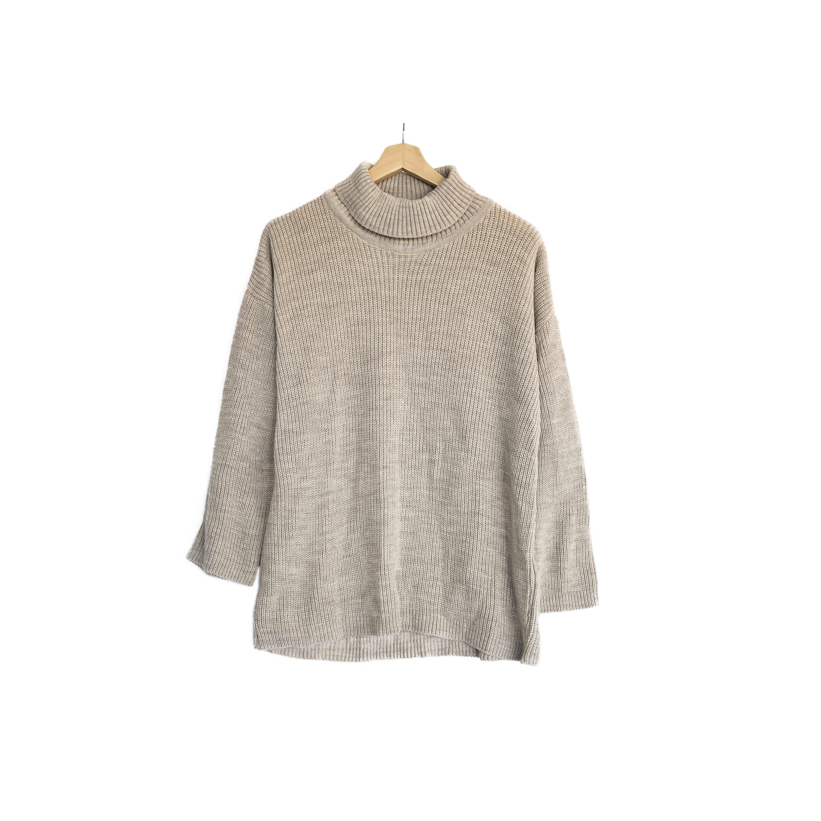 COFI Casuals Rollkragenpullover Männer Pullover mit Rollkragen, Drop Shoulder Oversize Fit Herren