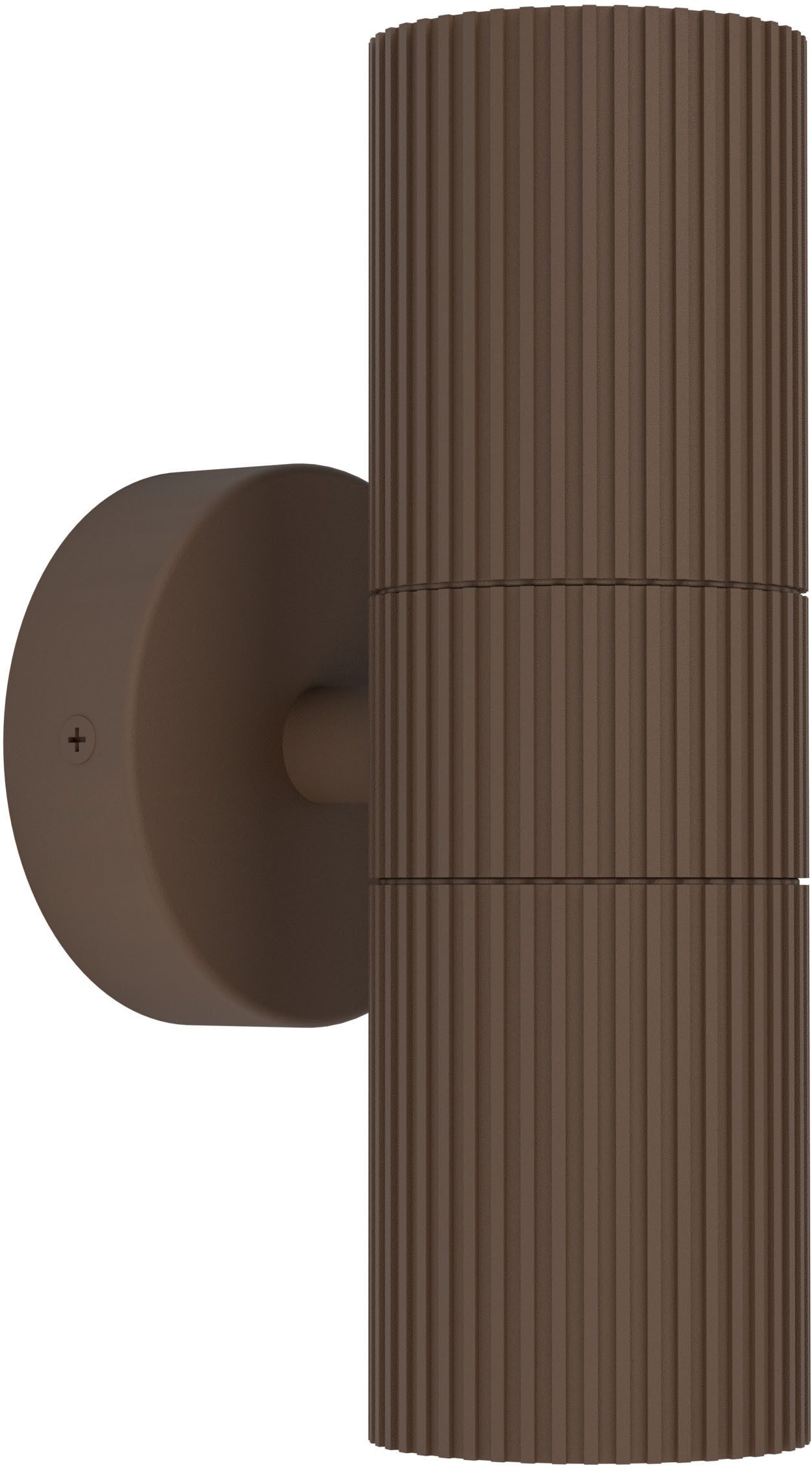 EGLO Wandleuchte TOMELLOSO Wandlampe - Alu - GU10 - 2X28W - IP44, ohne Leuchtmittel, Außenbeleuchtung, Außenwandleuchte, Terrasse, L6 x H20 x AL11 cm