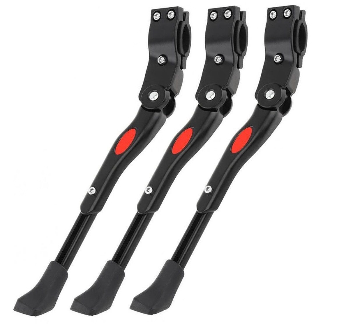 Fahrradständer 3er Set Fahrradständer 22-26 Zoll mit Anti-Rutsch Gummifuß, Faltbarer