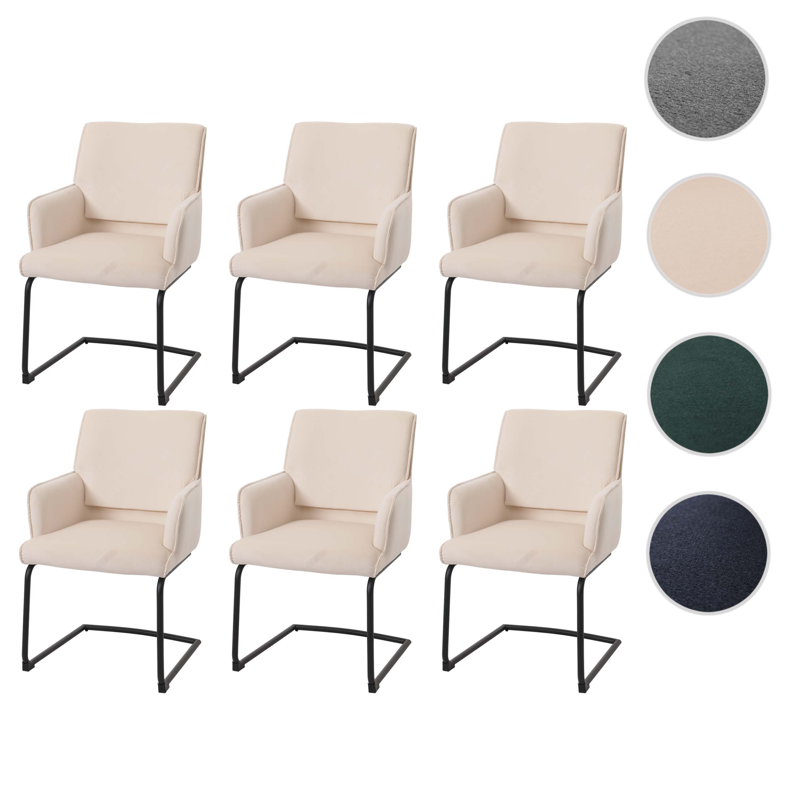 MCW Freischwinger MCW-N60-FS-6 (6er Set, 6 St), Ziernaht an den Kanten