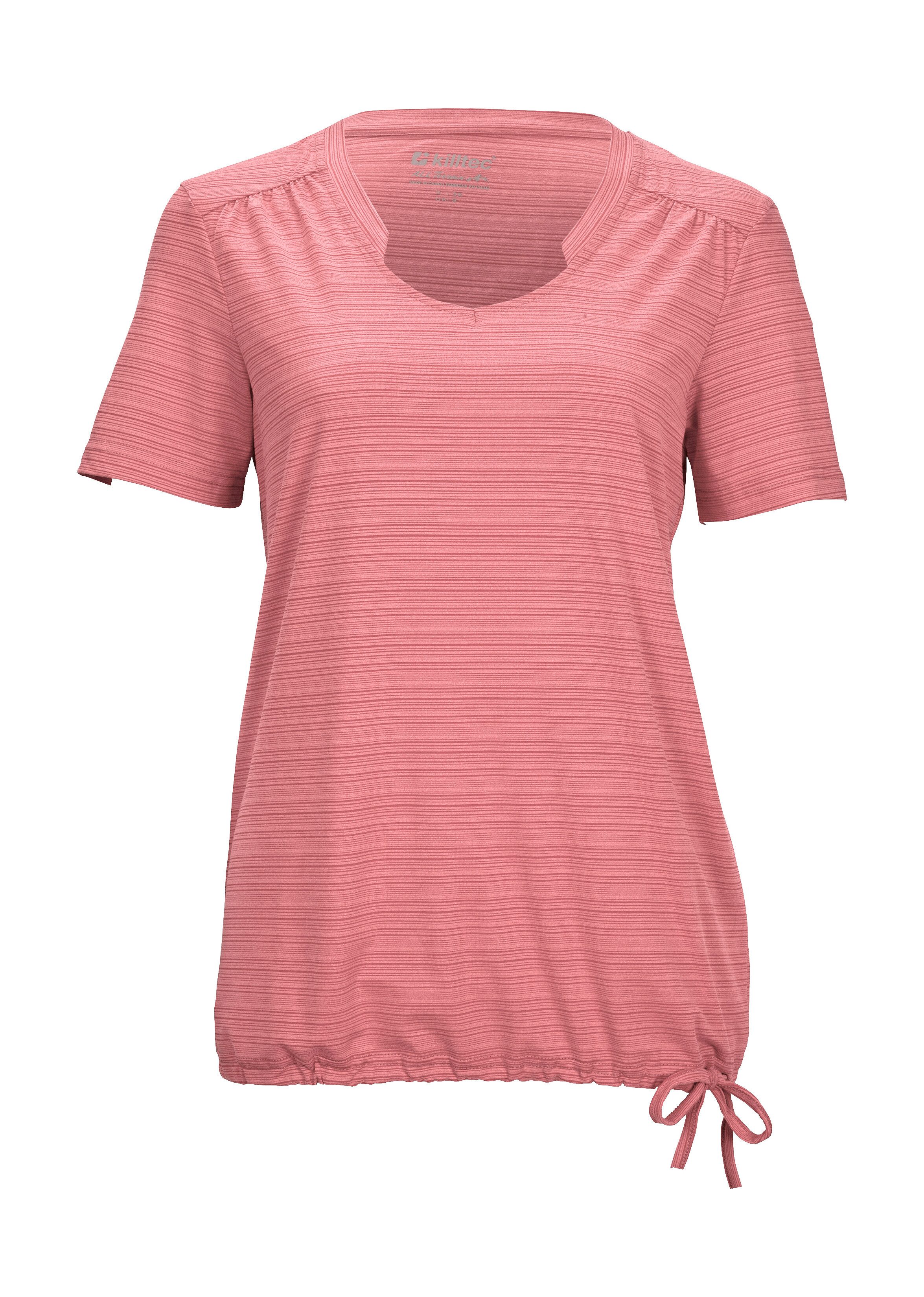 Killtec T-Shirt KOS 46 WMN TSHRT Schnelltrocknend, feuchtigkeitstransportierend, verstellbarer Saum