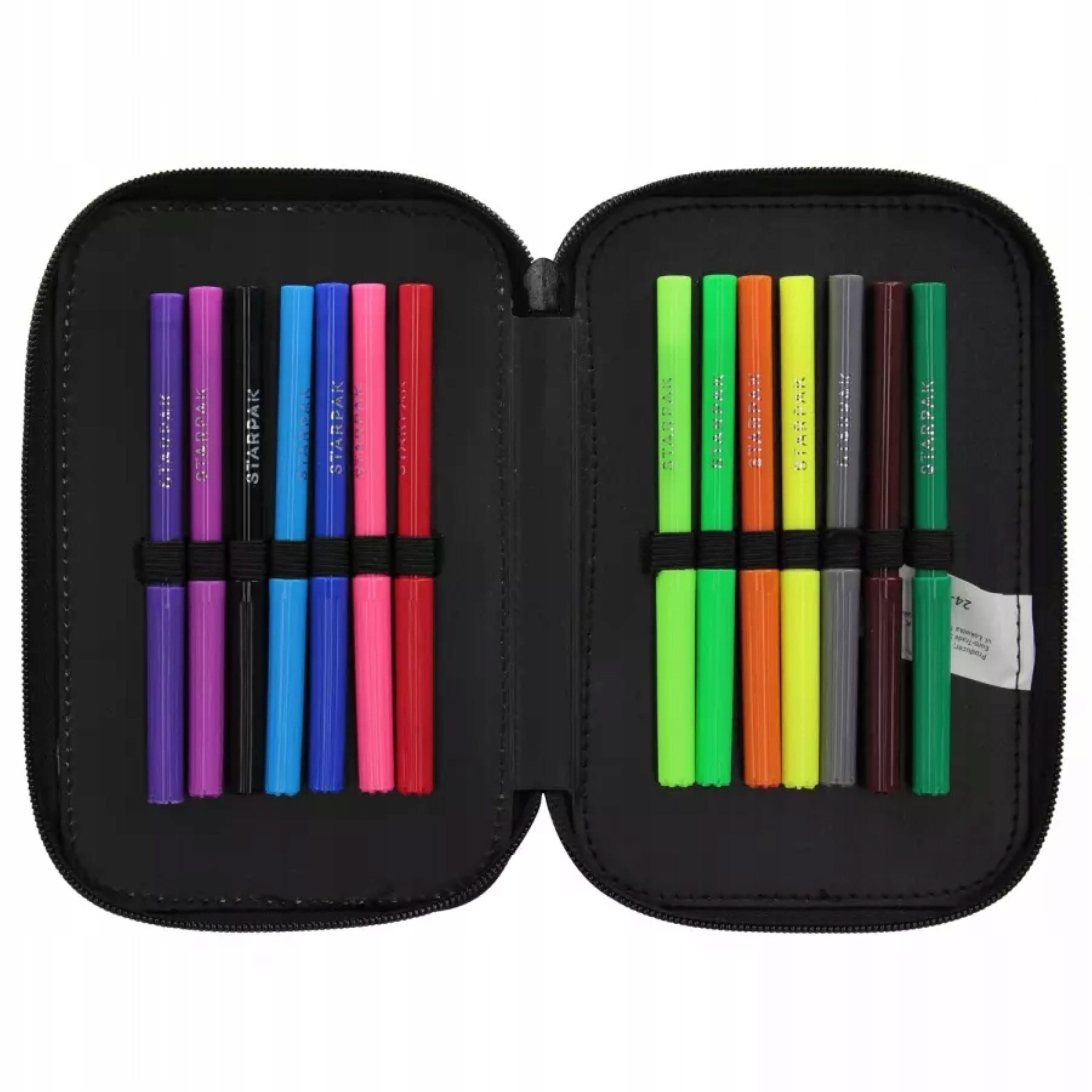 Starpak Federtasche Schulmäppchen 3-Fach mit Füllung für Jungen Pixel Game Pad