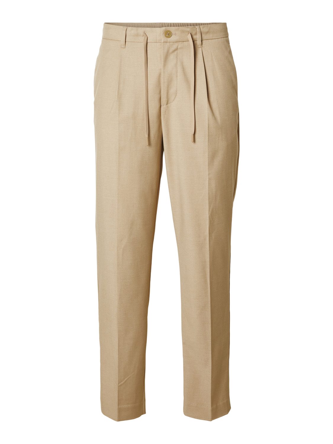 SELECTED HOMME Chinohose SLH190-REG TAPERED LEROY PLEAT mit Stretch