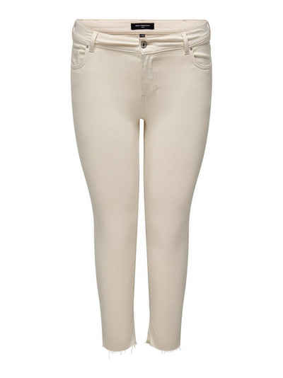 ONLY CARMAKOMA Skinny-fit-Jeans Skinny Fit Jeans Übergröße Plus Size Denim CARWILLY 4719 in Beige