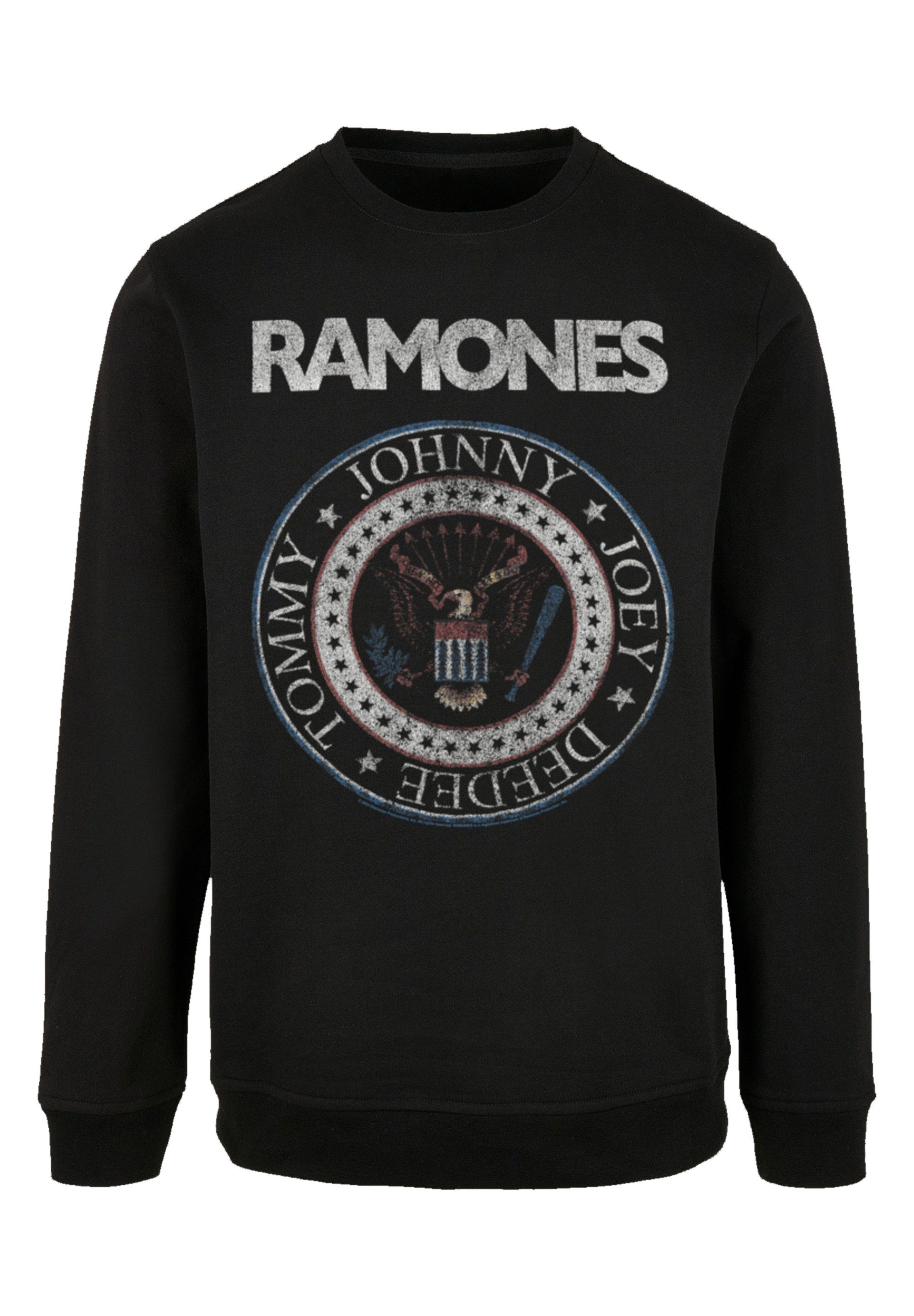 Seal Ramones Red F4NT4STIC Rock-Musik Qualität, Band Sweatshirt Musik Premium White Band, And Rock