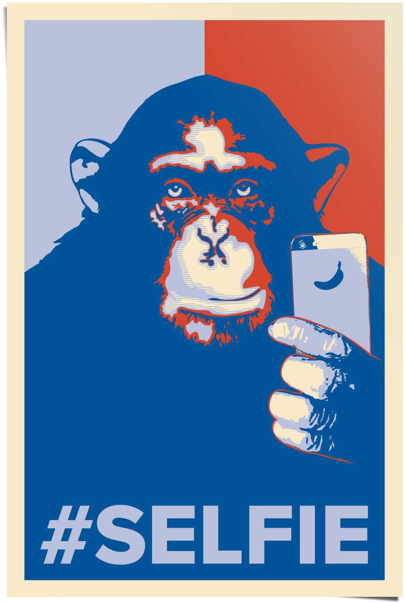 Reinders! Poster »Selfie Affe«, (1 Stück)-Otto