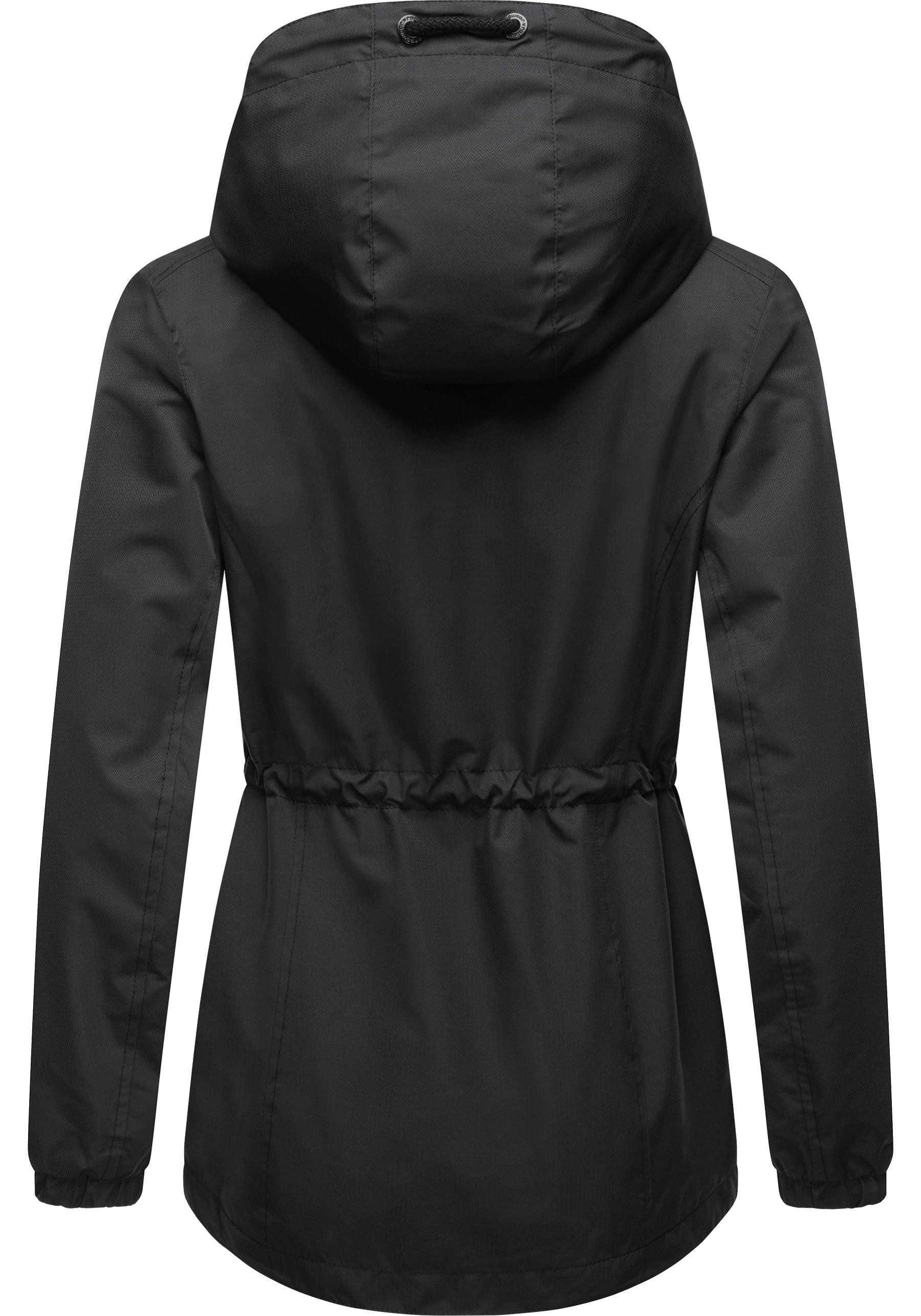 Ragwear Outdoorjacke Dankka Tech Stylische Damen Übergangsjacke aus wasserdichtem Material