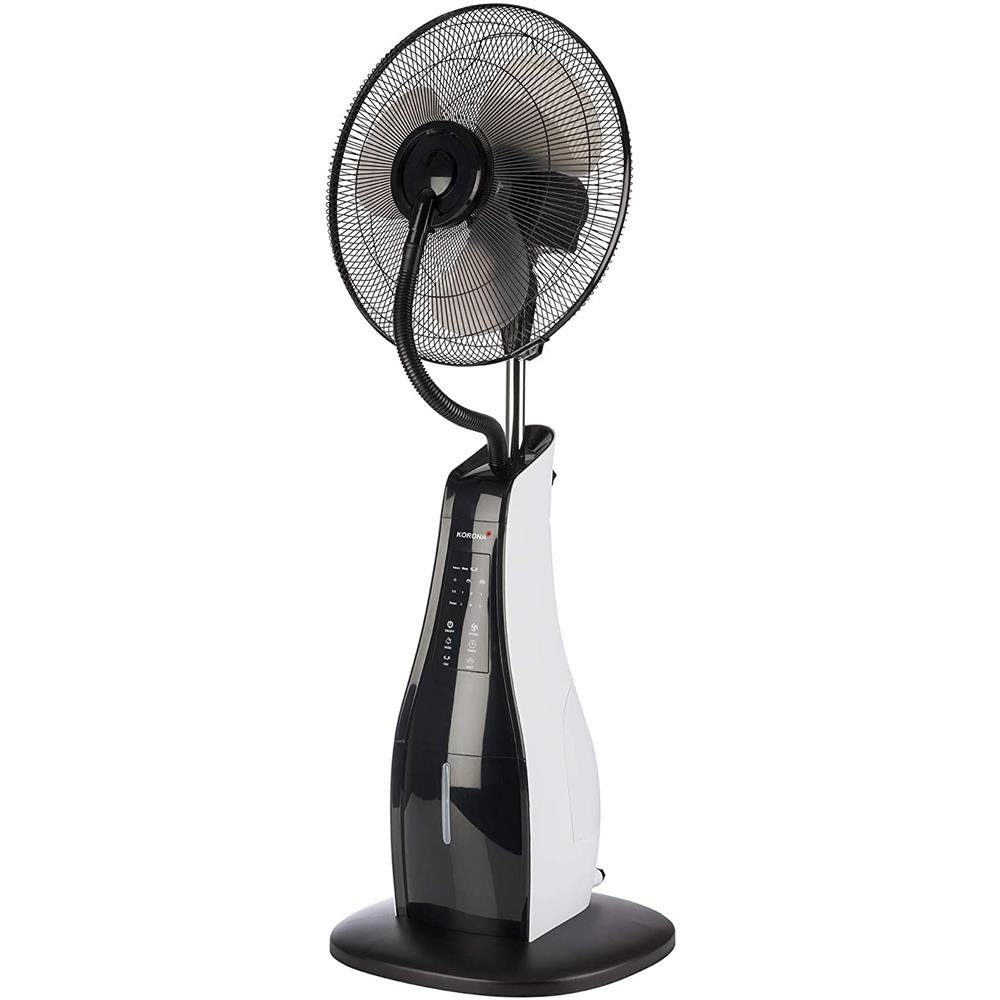 KORONA Standventilator 81102 Ventilator mit Sprühfunktion, 40 cm Durchmesser, 3,3 L Wassertank, Timer, Fernbedienung