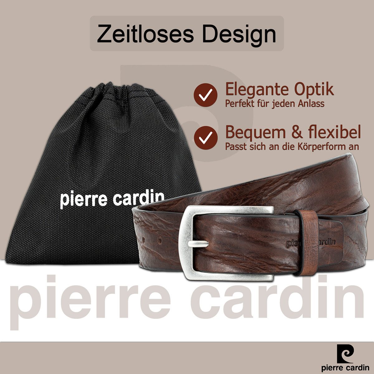 Pierre Cardin Ledergürtel