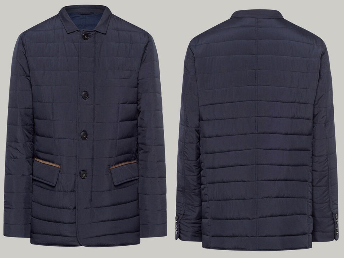 Hackett London Winterjacke Hackett London 14 Savile Row Quilted Padded Jacket Jacke Blazer Coat M