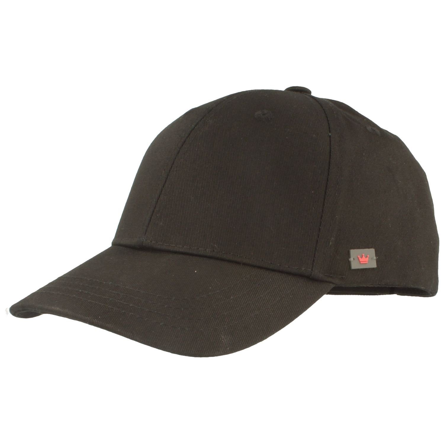 Einfarbige Baseball schwarz Baumwoll-Baseball-Cap 500 Cap Balke
