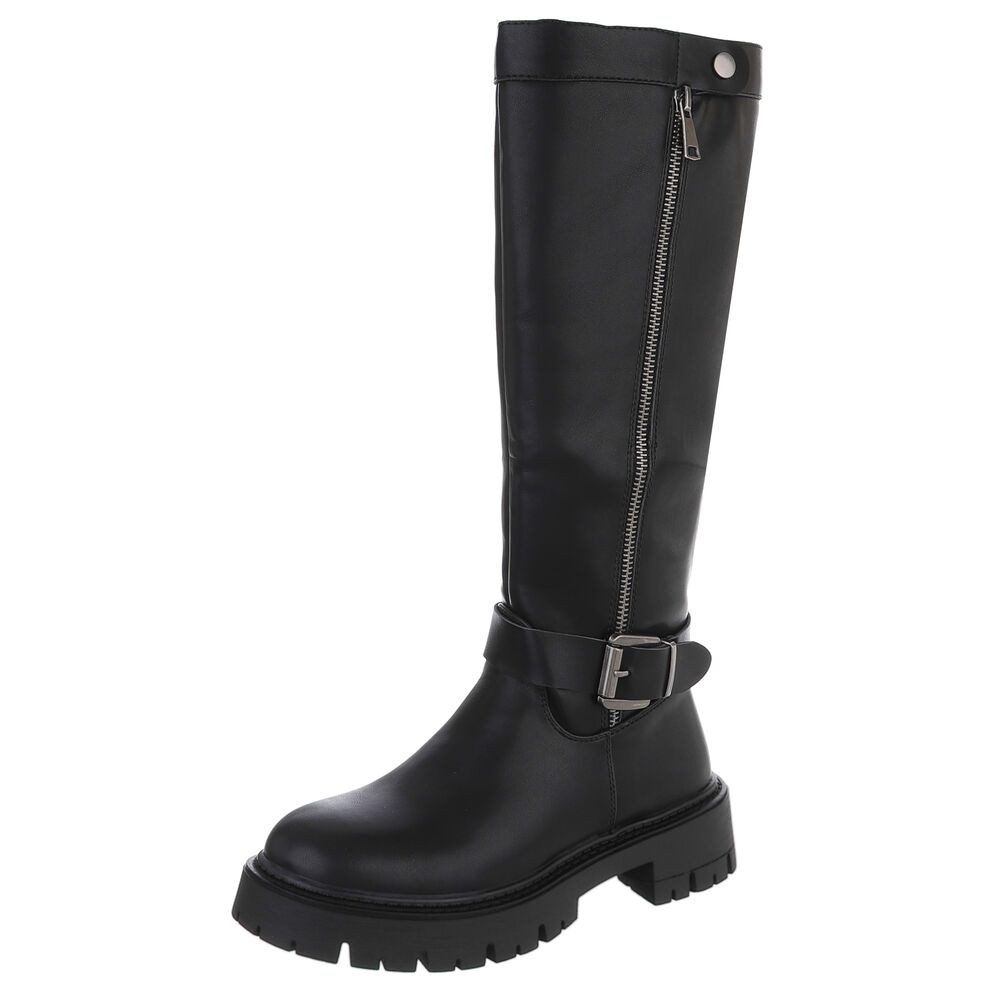 Ital-Design Modische Stiefel mit Reißverschluss für günstig online kaufen