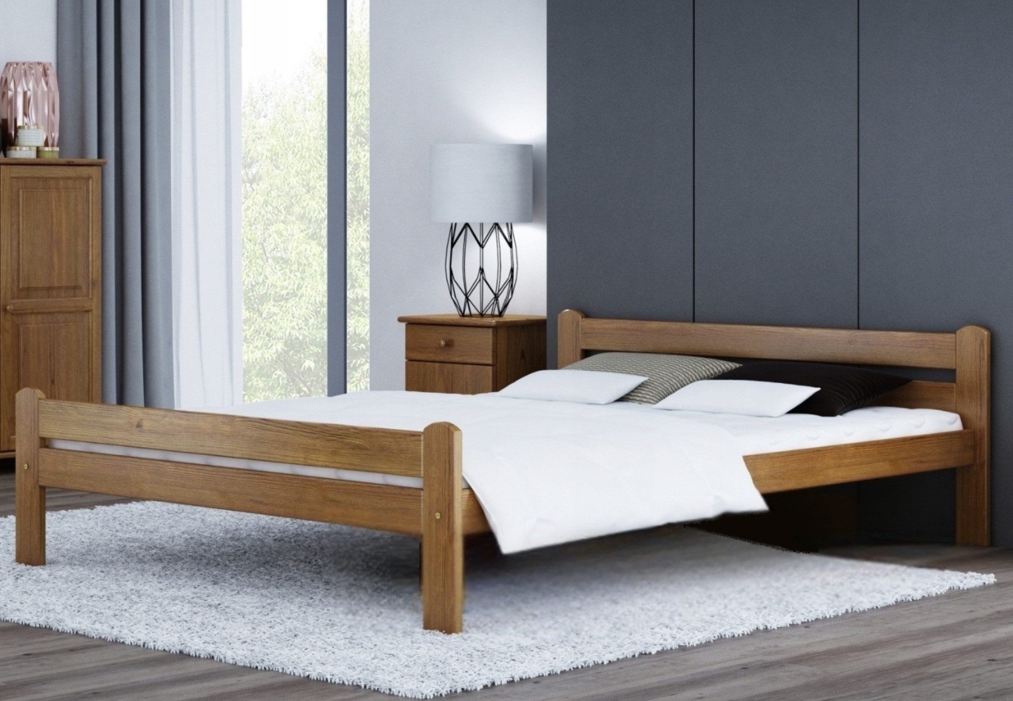 Home Collective Bettgestell Einzelbett, Holzbett aus günstig online kaufen