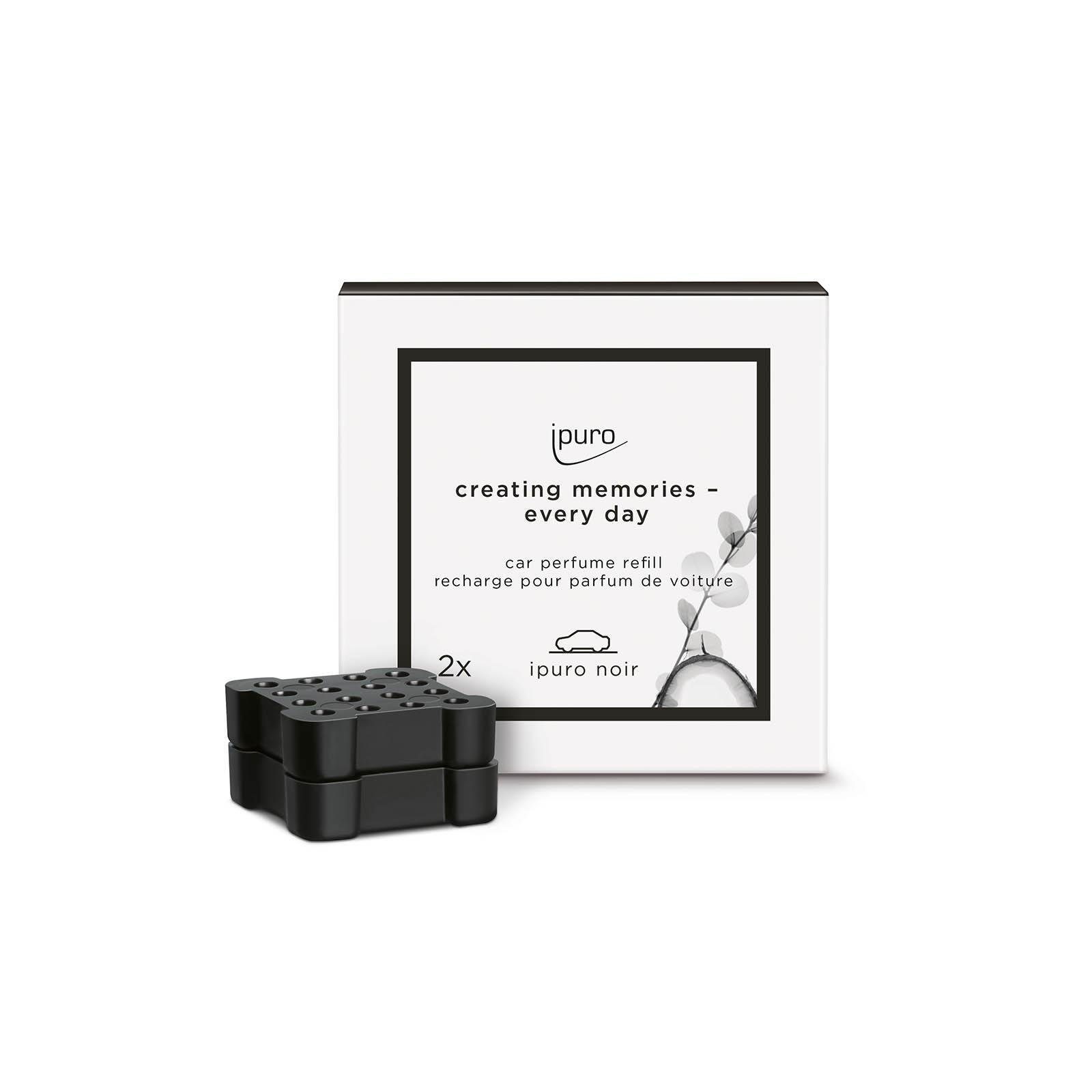 IPURO Duftlampe CLASSIC Autoduft Nachfüll-Essenz Noir Noir (Packung, 2 St.,  1x Autoduft Nachfüll-Essenz Noir), aus Autoduft, 2 Stück