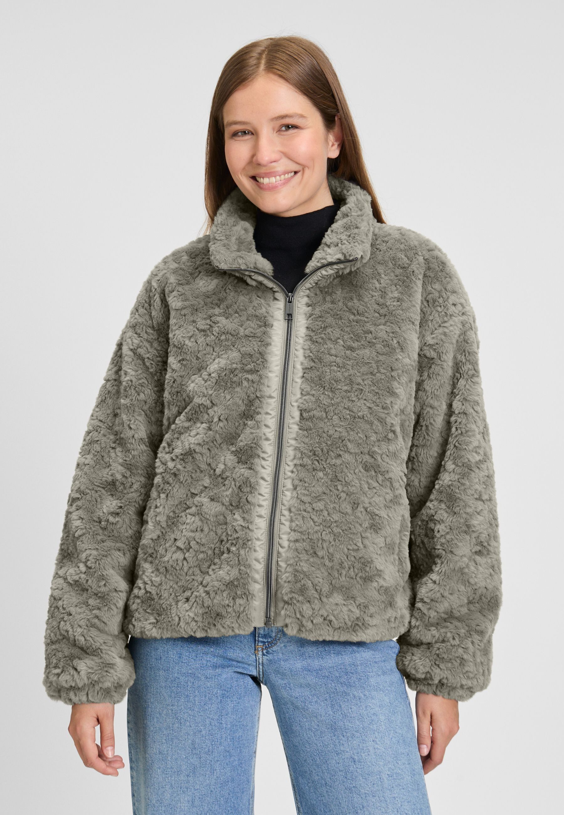 COVERED Fellimitatjacke