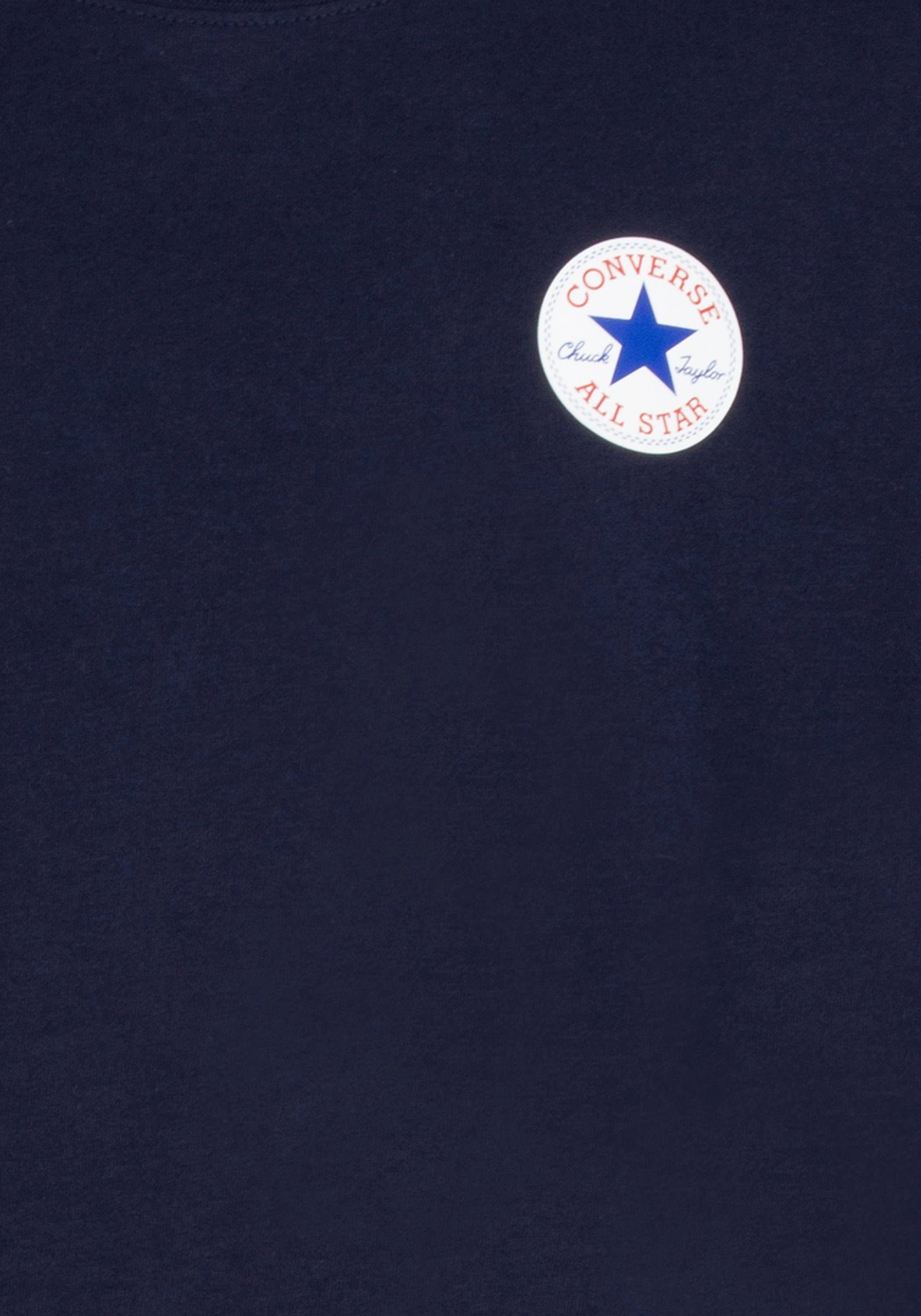 Converse Kurzarmshirt für Kinder und Jugendliche mit Brandlabel innen, aus luftigem Jersey-Material – Bild 4 von 5