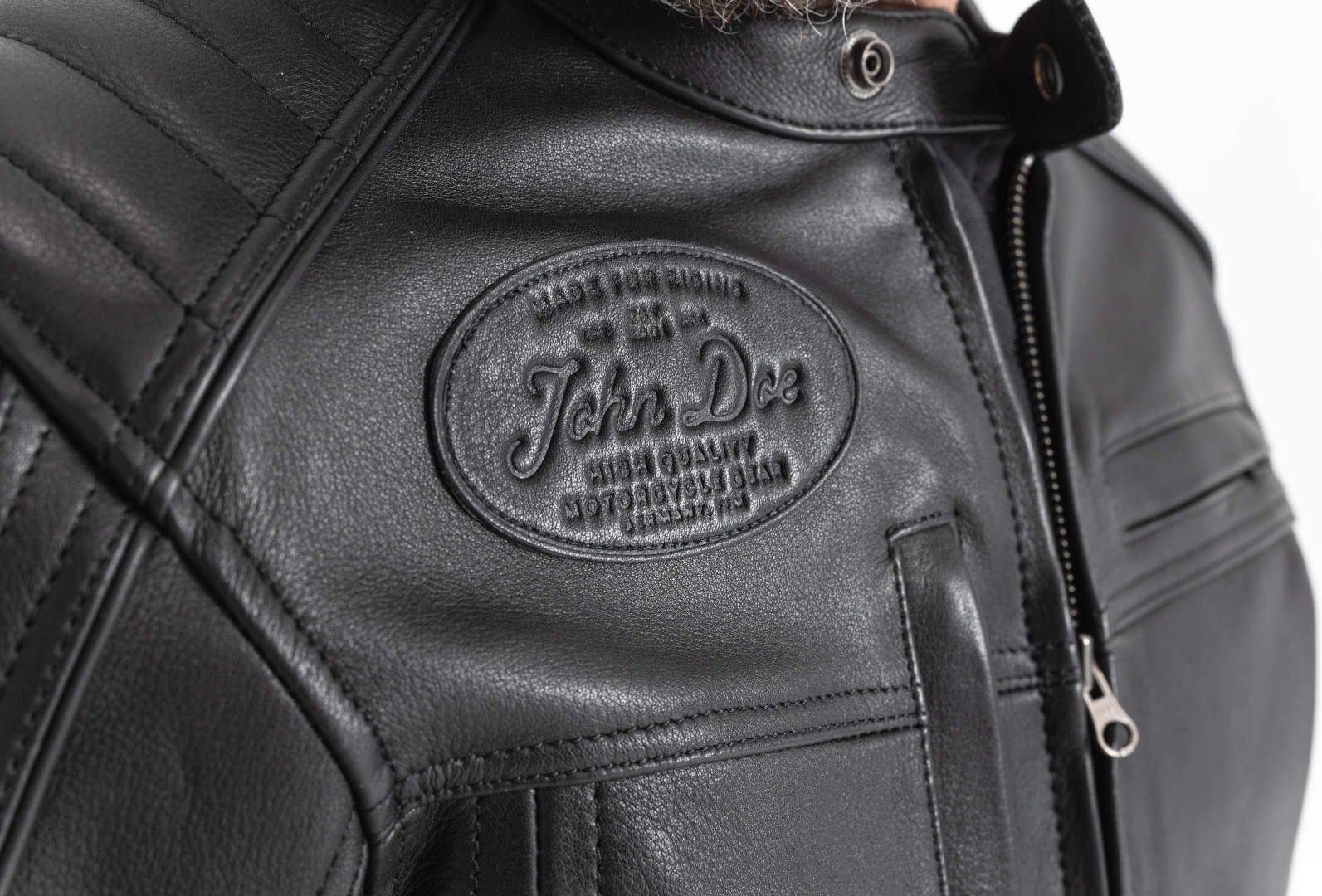 John Doe Motorradjacke Technical XTM Motorrad Lederjacke Atmungsaktiv