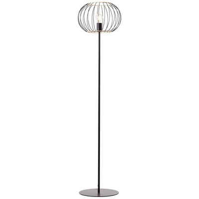 Brilliant Stehlampe Silemia, Lampe, Silemia Standleuchte 1flg schwarz matt, 1x A60, E27, 52W, Mit F