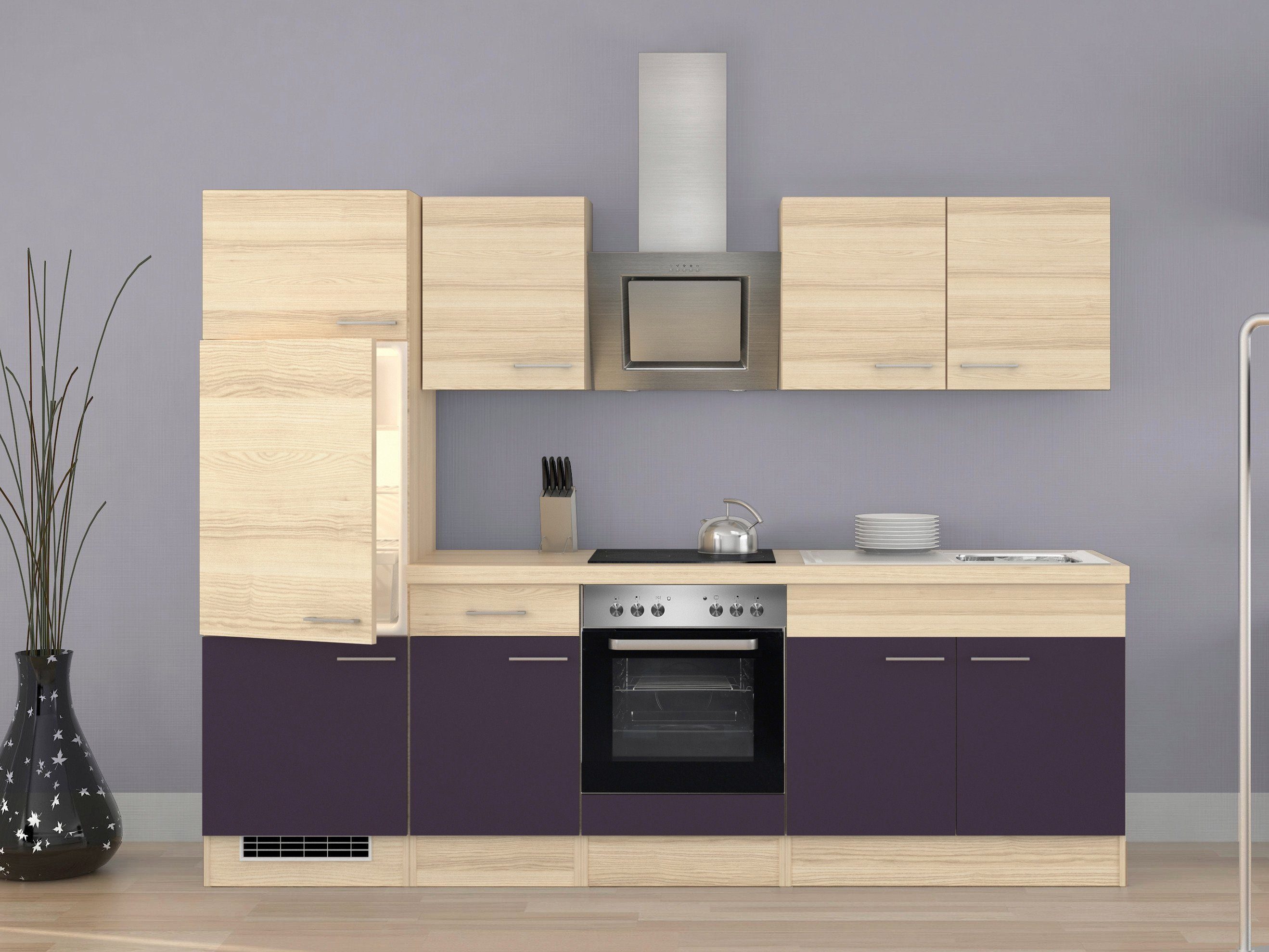 Flex-Well Küchenzeile, mit E-Geräten, Breite 270 cm-HomeTrends